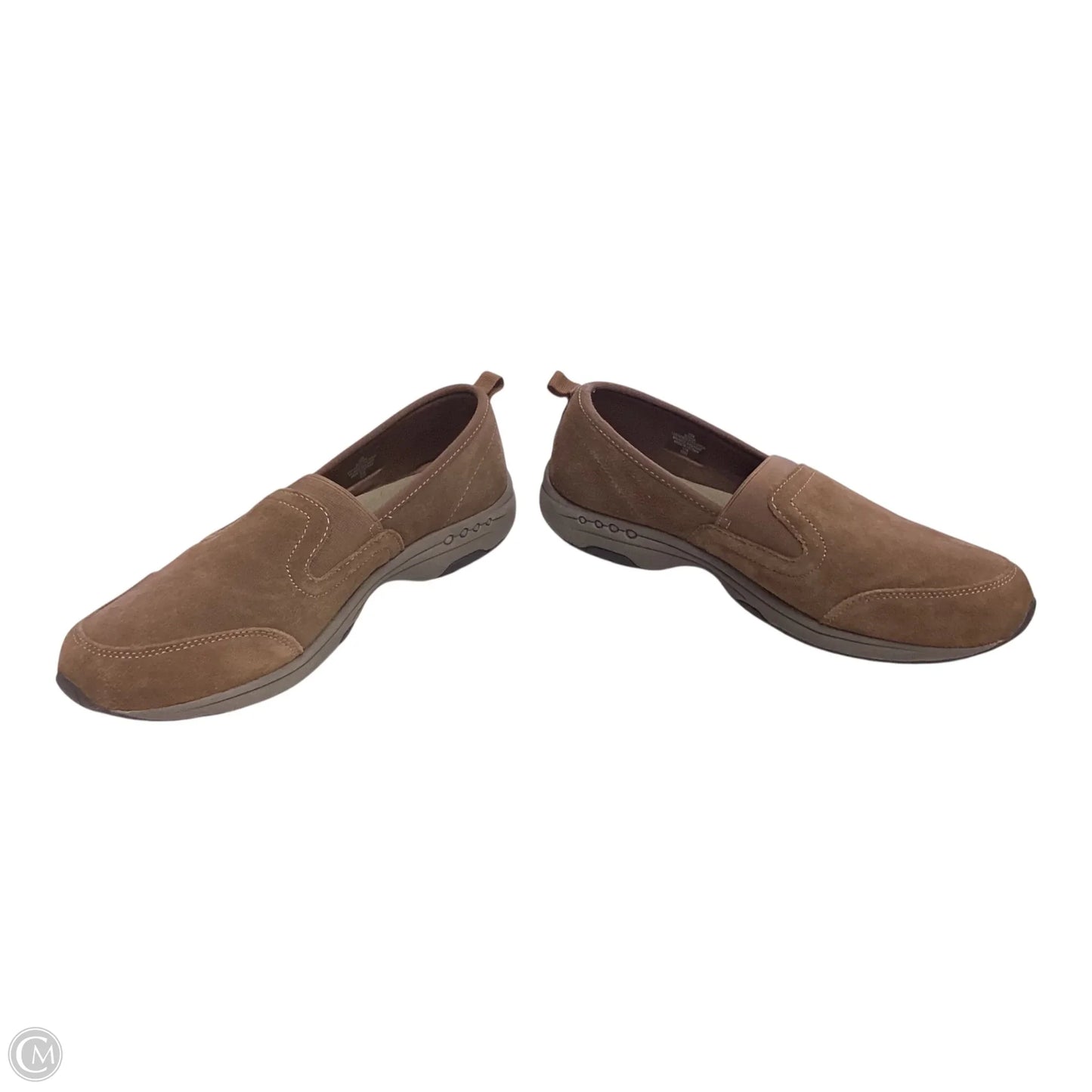 Shoes Heels Wedge By Easy Spirit In Brown, Size: 10