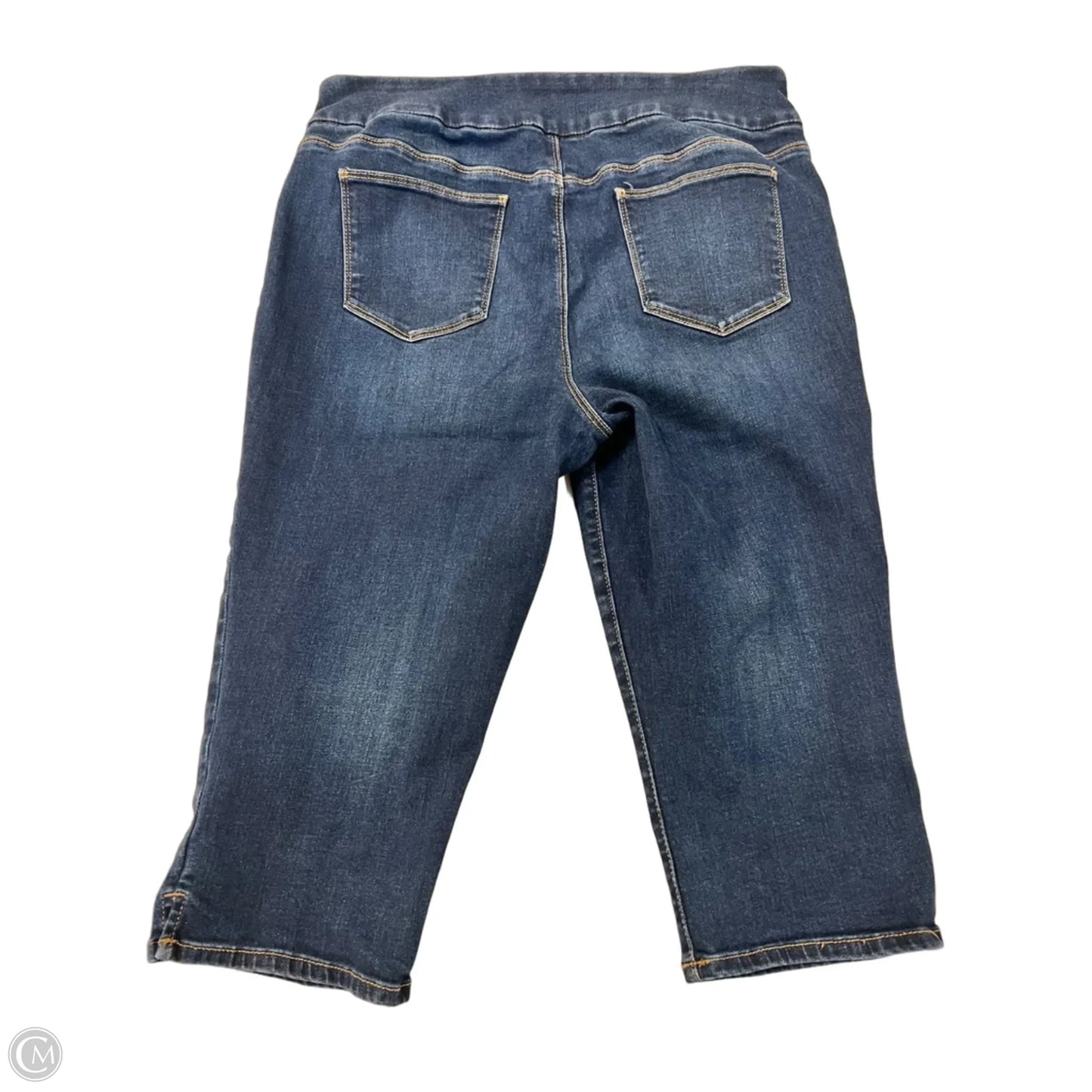 Capris By Chicos In Blue Denim, Size: 10