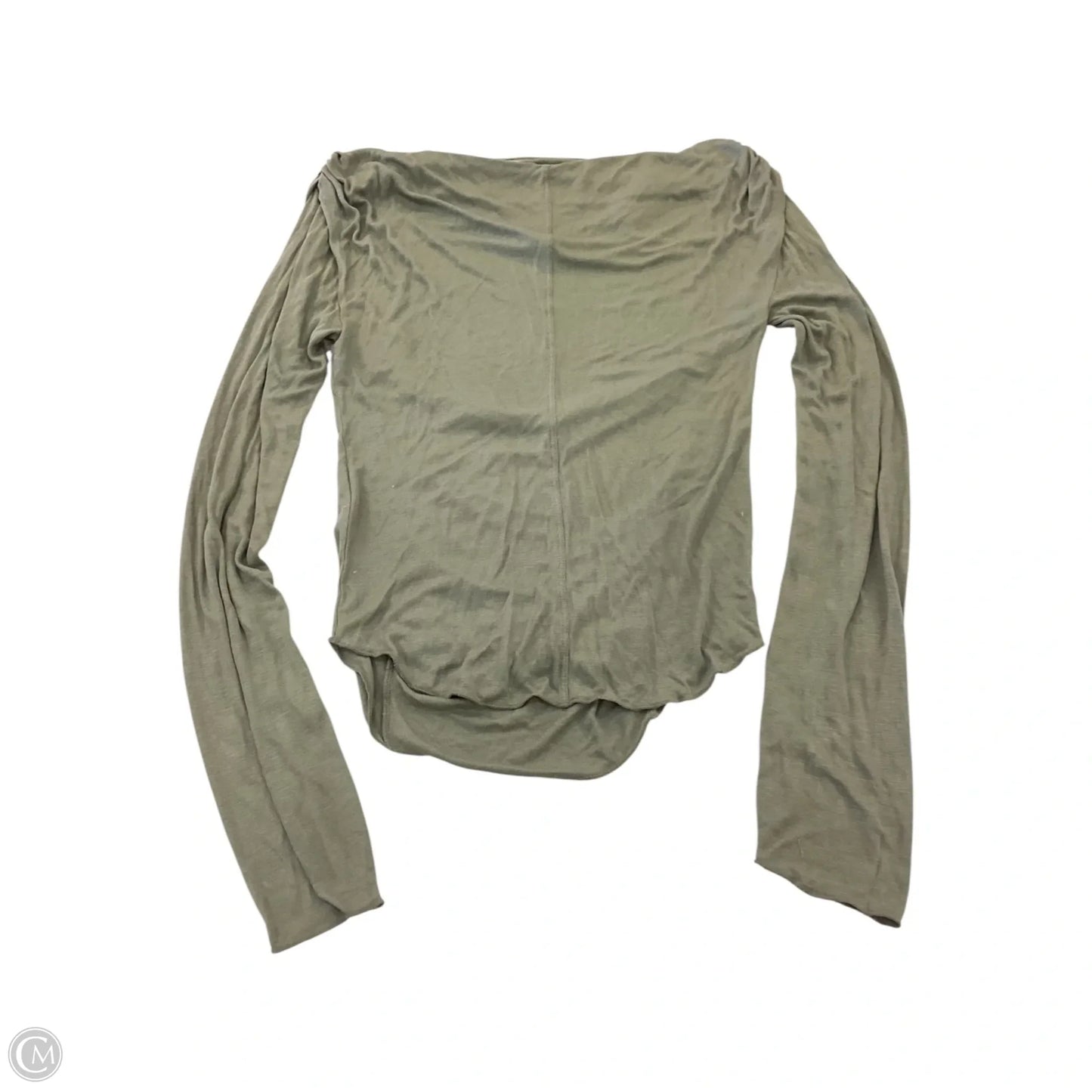 Top Long Sleeve By Free People In Green, Size: S