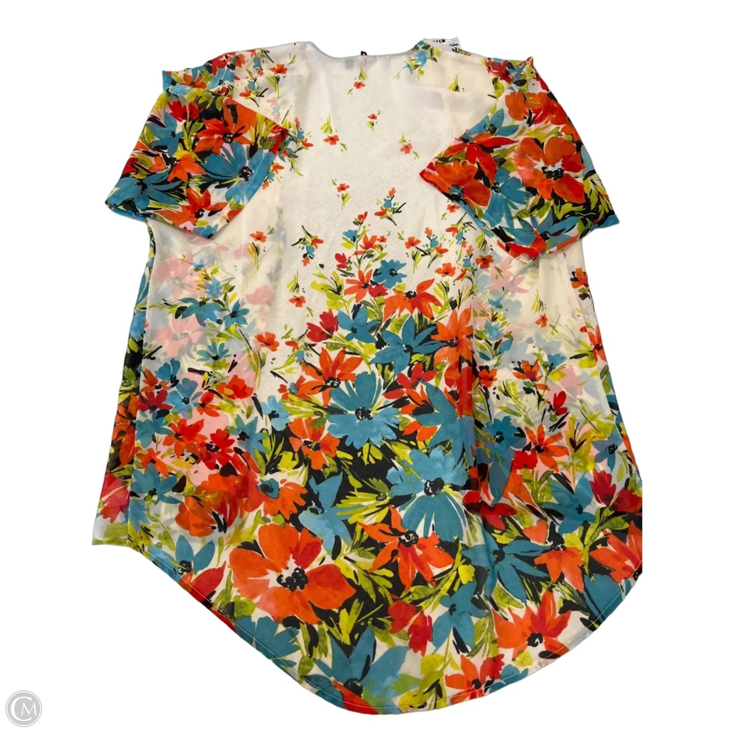 Swimwear Cover-up By Clothes Mentor In Floral Print, Size: S
