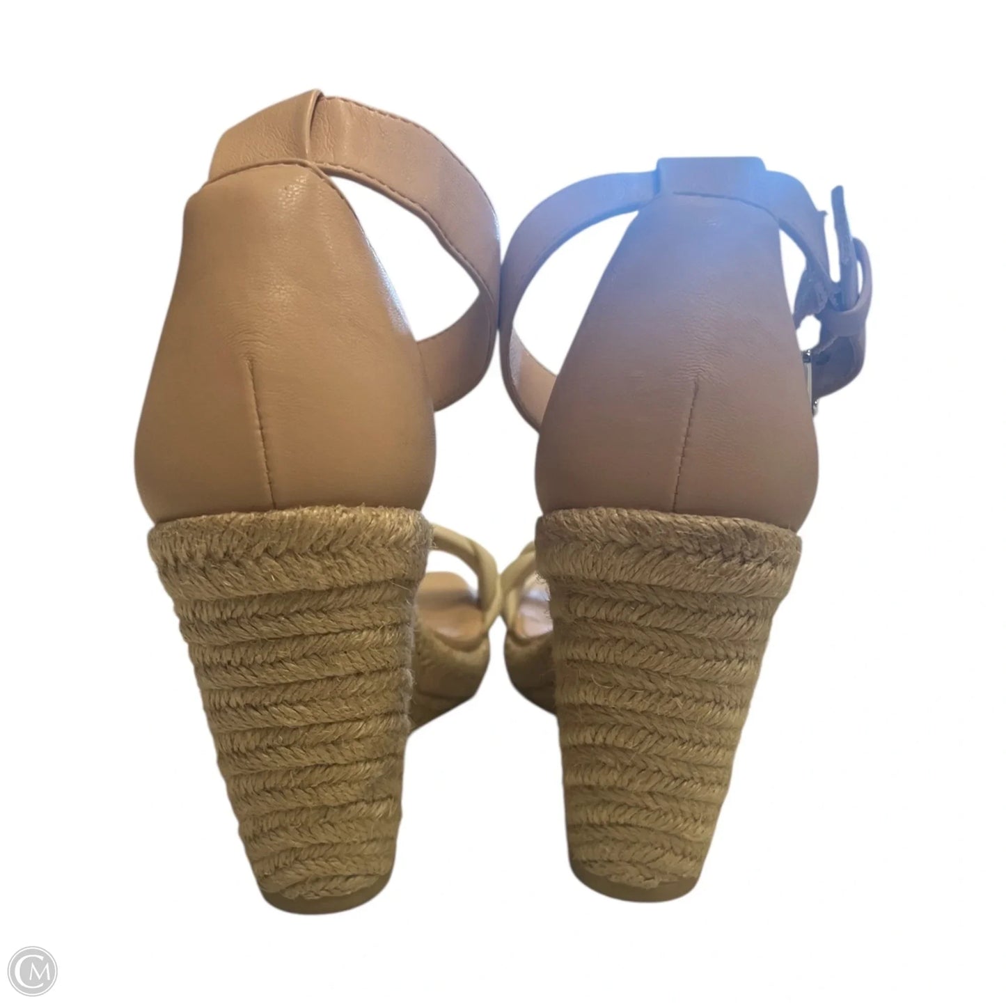 Shoes Heels Wedge By Dolce Vita In Cream & Tan, Size: 6.5