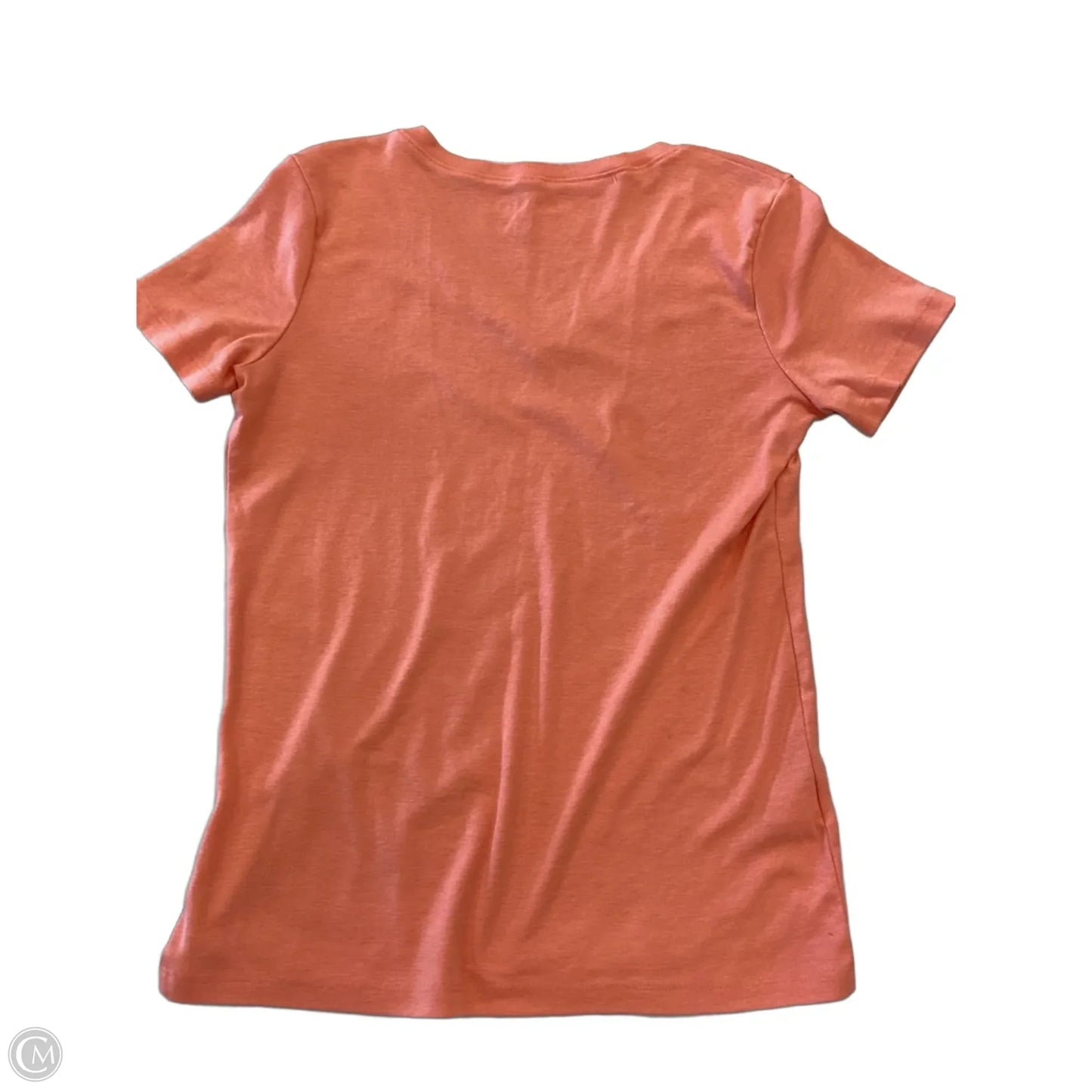 Top Short Sleeve Basic By Eddie Bauer In Orange, Size: L