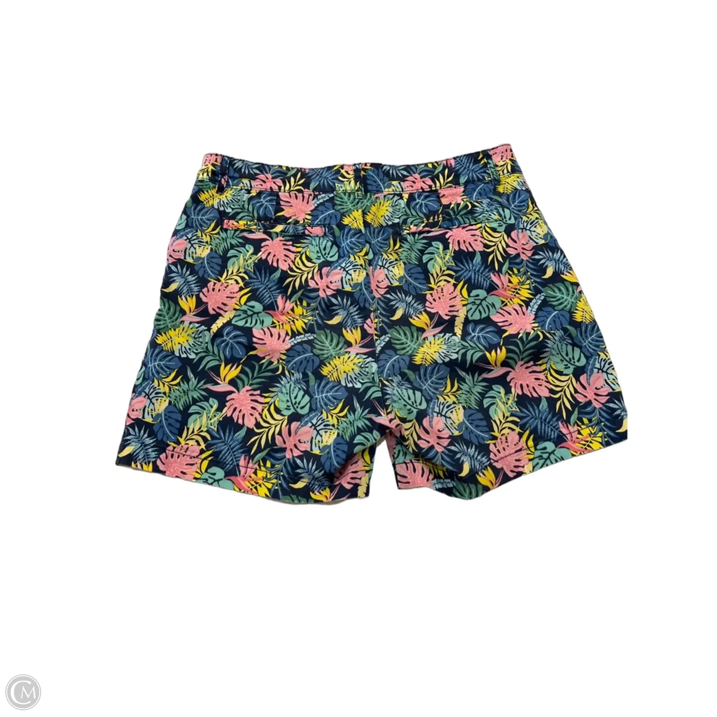 Shorts By Caribbean Joe In Tropical Print, Size: 10