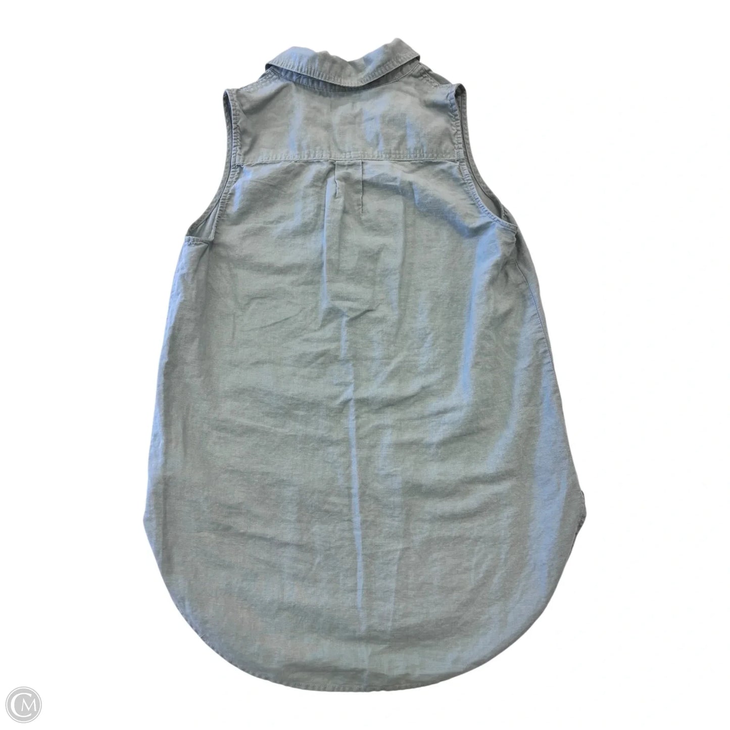 Top Sleeveless By J. Crew In Green, Size: Xxs