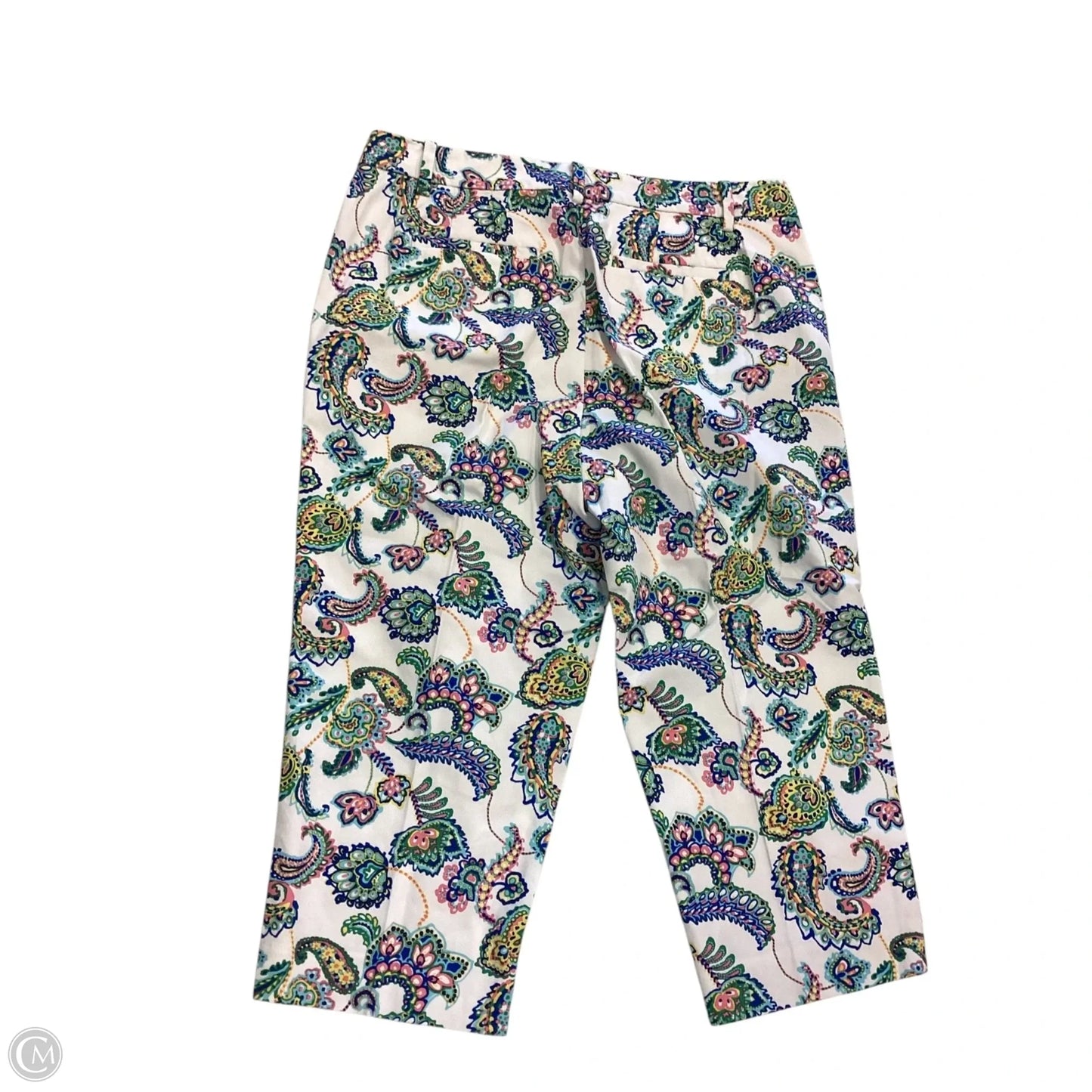 Capris By Clothes Mentor In Paisley Print, Size: 8p