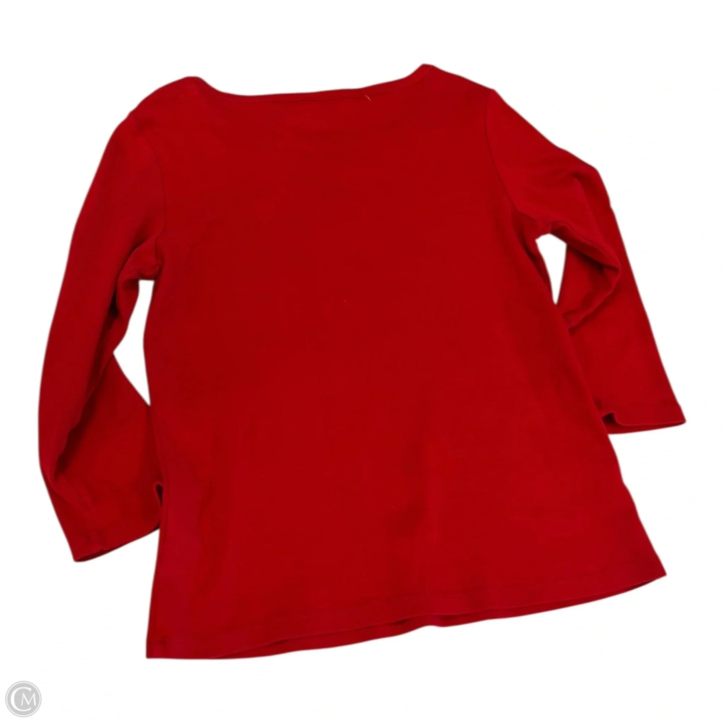 Top Long Sleeve By Rafaella In Red, Size: M