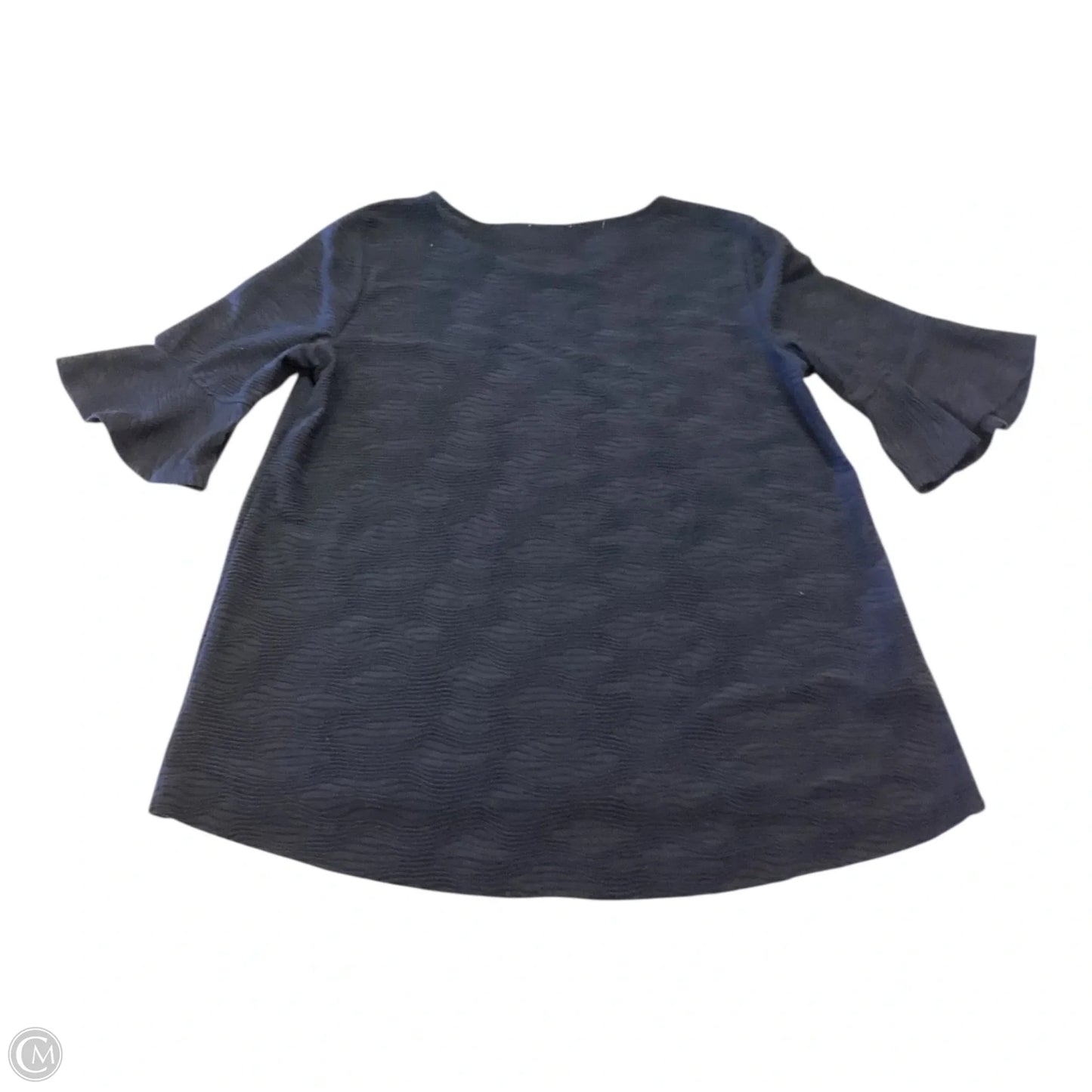 Top 3/4 Sleeve By Loft In Navy, Size: M