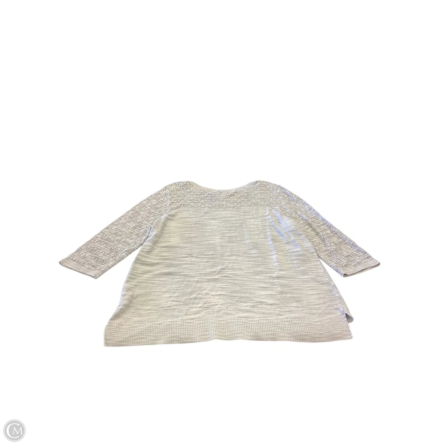 Sweater By Cj Banks In Grey, Size: 2x