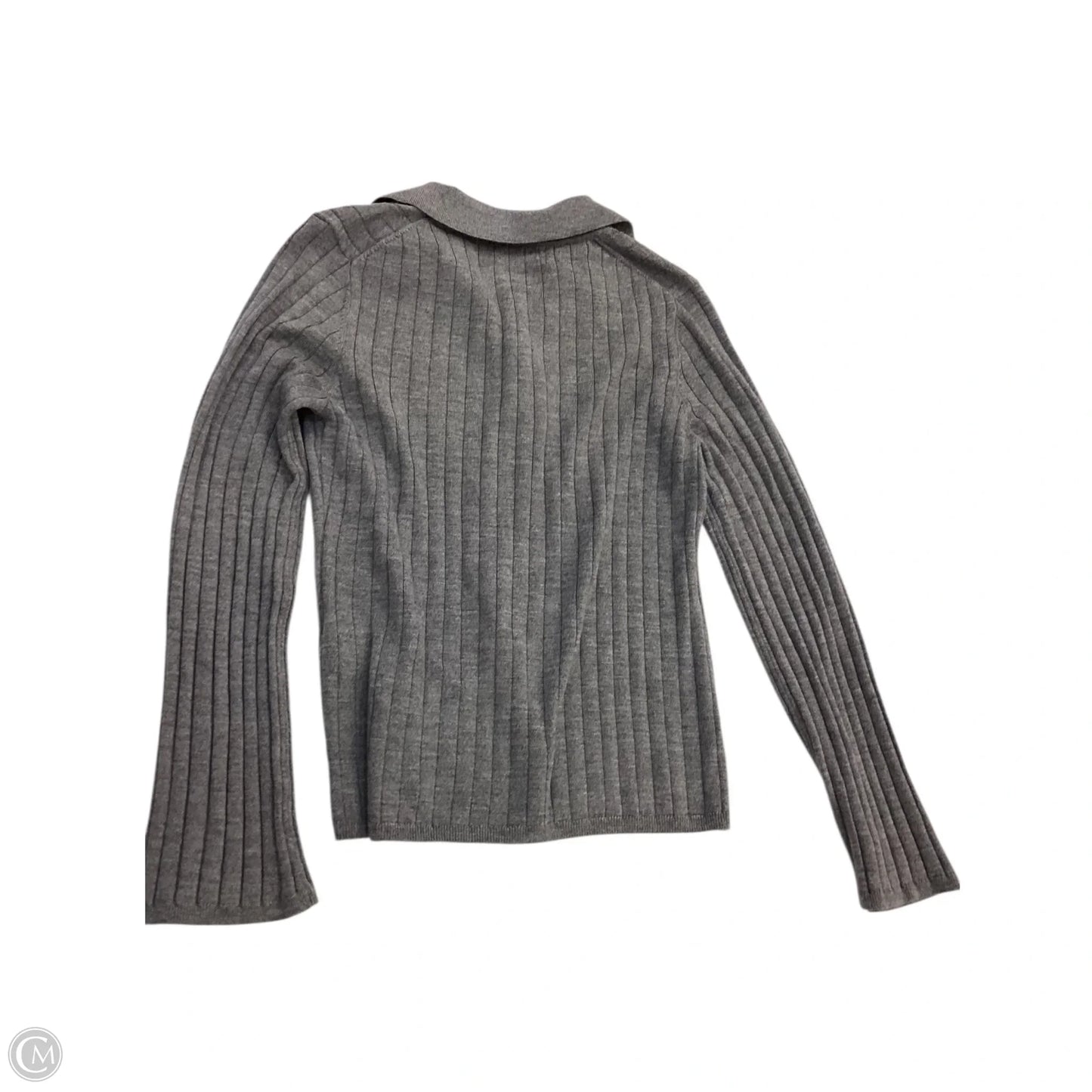 Top Long Sleeve By Banana Republic In Grey, Size: Sp