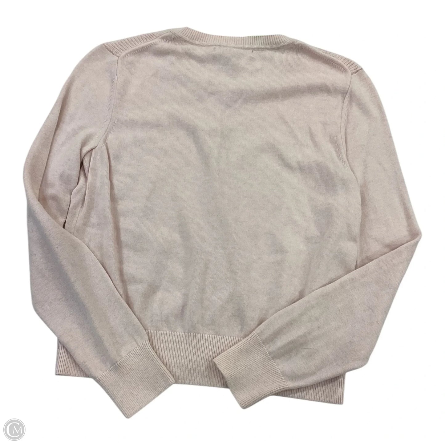 Sweater Cardigan By Banana Republic In Pink, Size: Sp