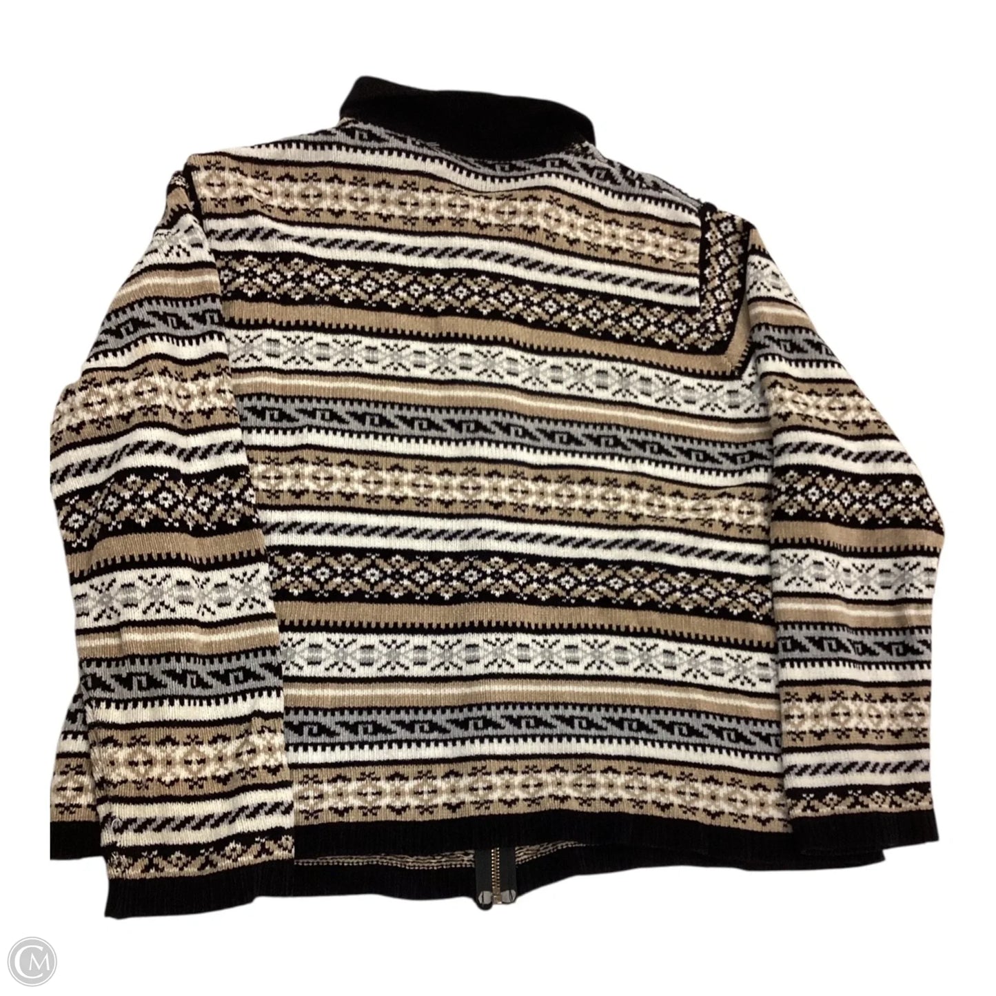 Jacket Other By Croft And Barrow In Black & Tan, Size: Xl