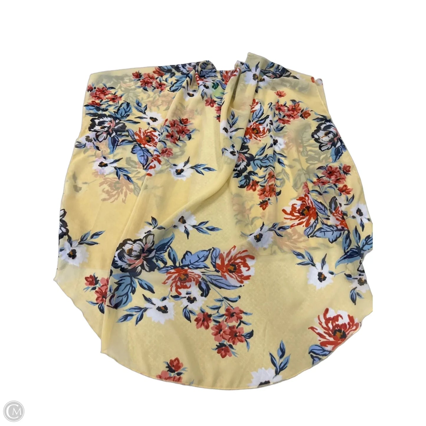 Shawl By Clothes Mentor In Yellow, Size: S