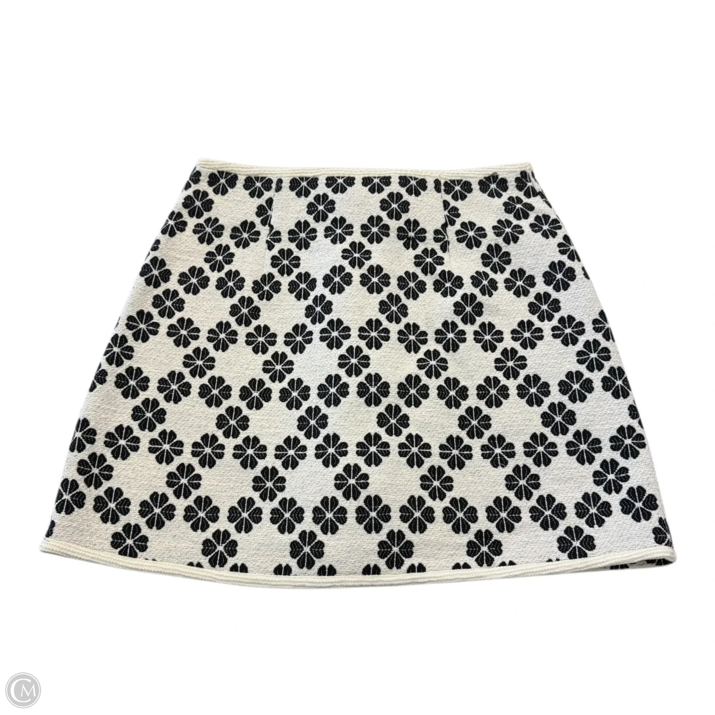 Skirt Designer By Kate Spade In Black & White, Size: 8