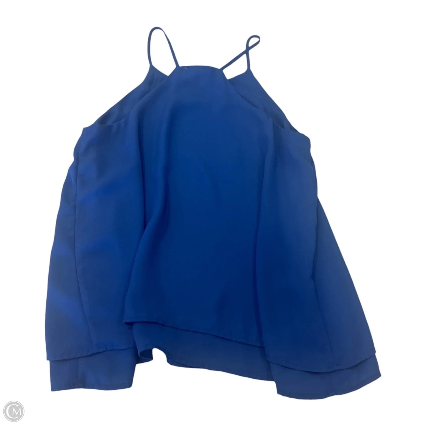 Blouse Sleeveless By Clothes Mentor In Blue, Size: S