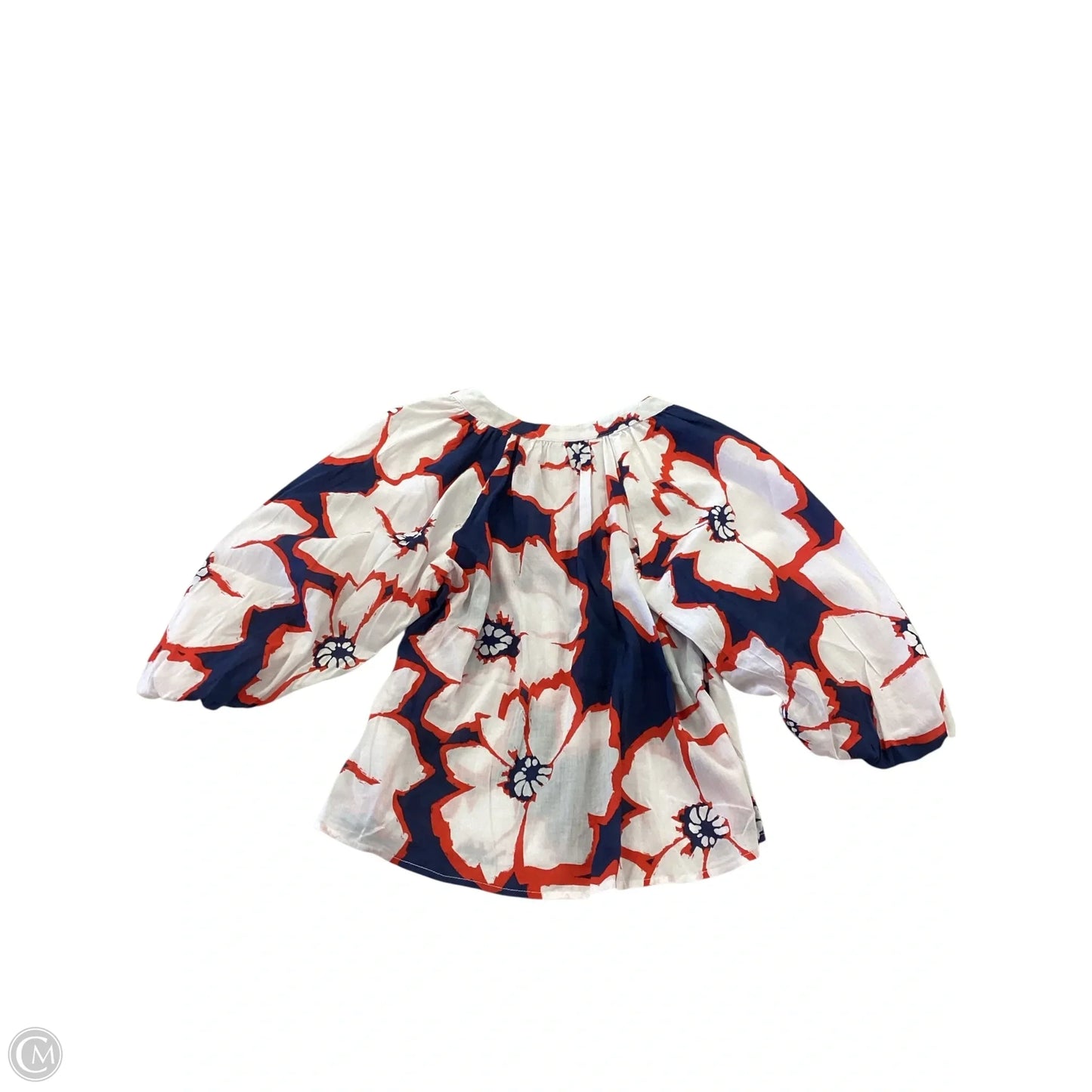Top Short Sleeve By Sonoma In Floral Print, Size: Mp