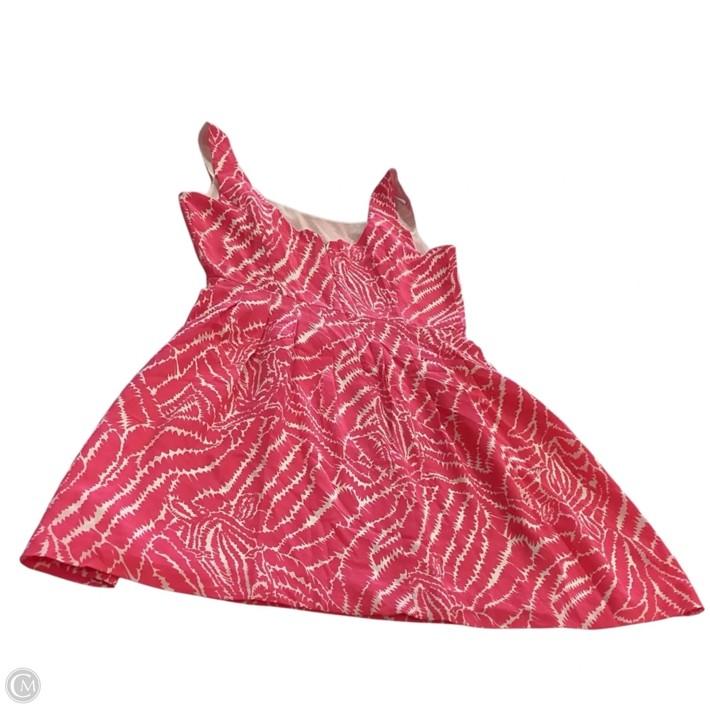 Dress Designer By Lilly Pulitzer In Pink & White, Size: 2