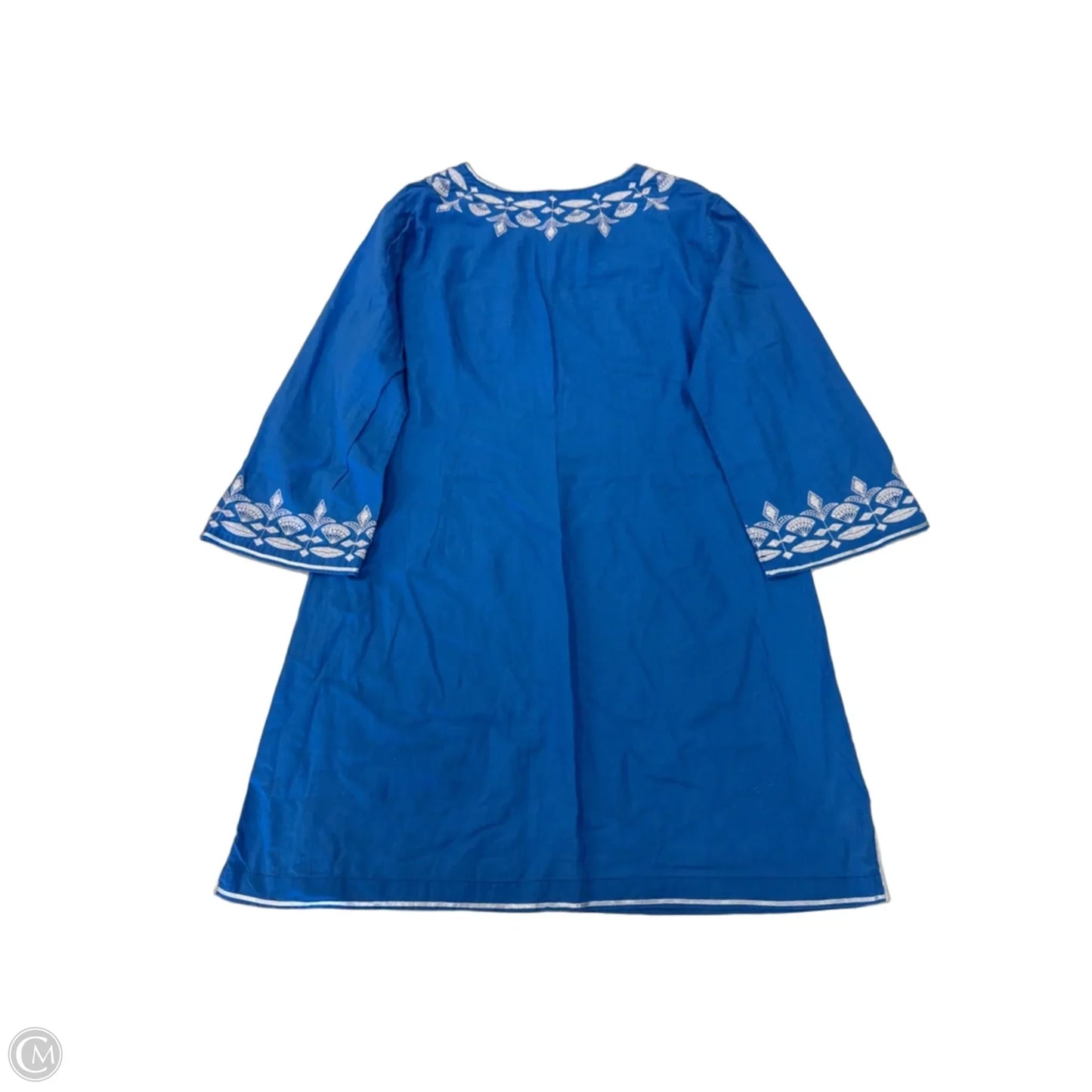 Dress Casual Short By Jude Connally In Blue & White, Size: M