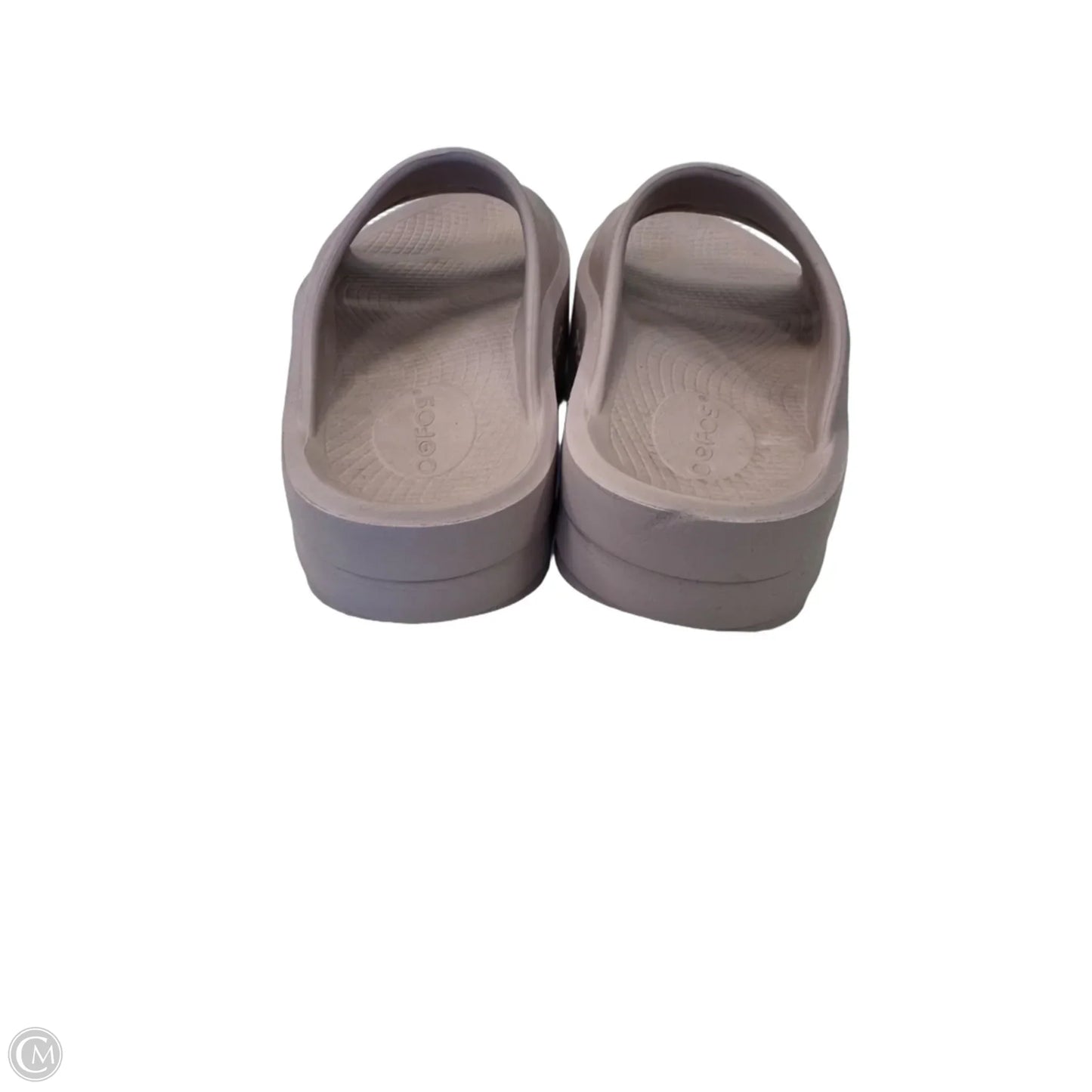 Sandals Flats By Oofos In Pink, Size: 6