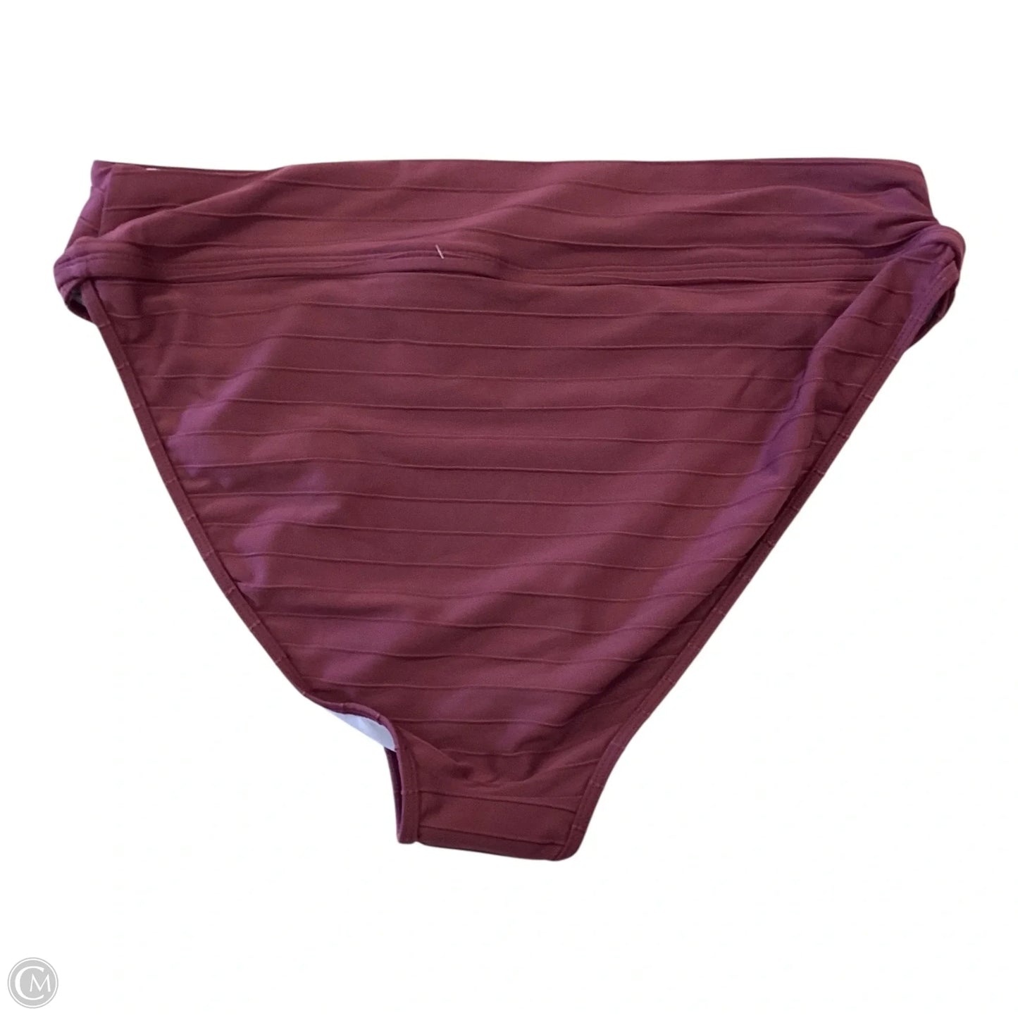 Swimsuit Bottom By Clothes Mentor In Maroon, Size: Xl