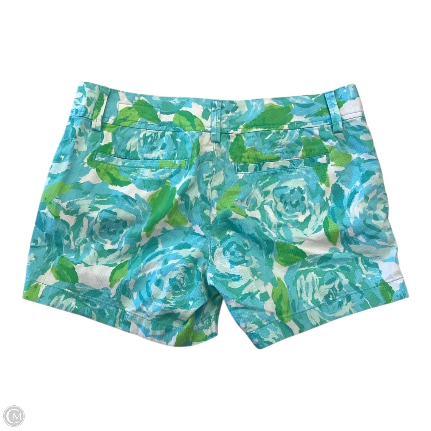 Shorts Designer By Lilly Pulitzer In Blue & Green, Size: 2