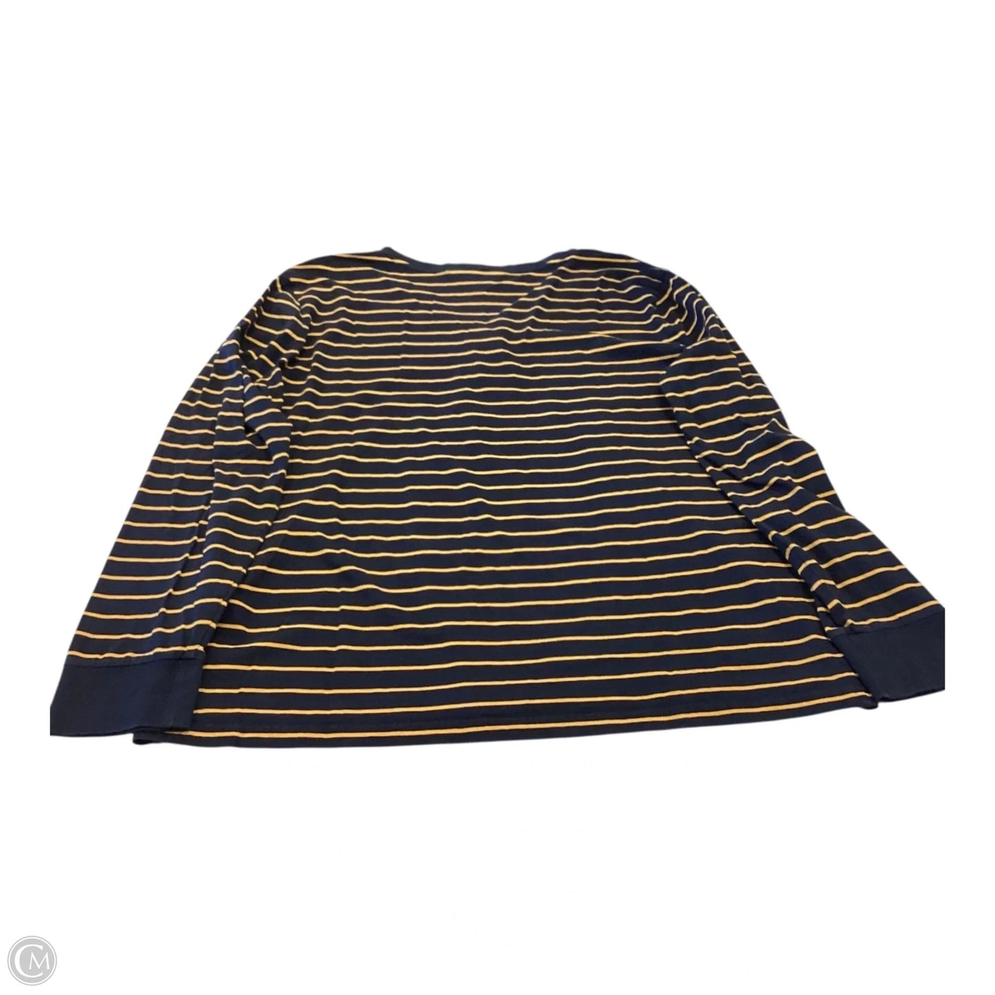 Top Long Sleeve By Brooks Brothers In Striped Pattern, Size: Xl