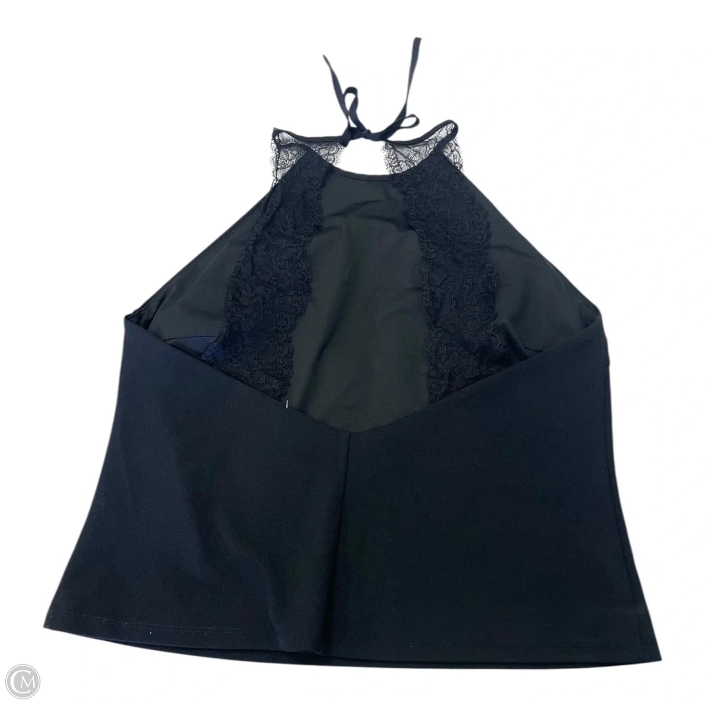 Top Sleeveless By H&m In Black, Size: L