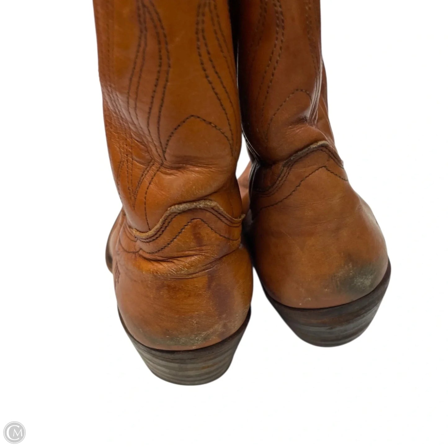 Boots Designer By Frye In Brown, Size: 8.5