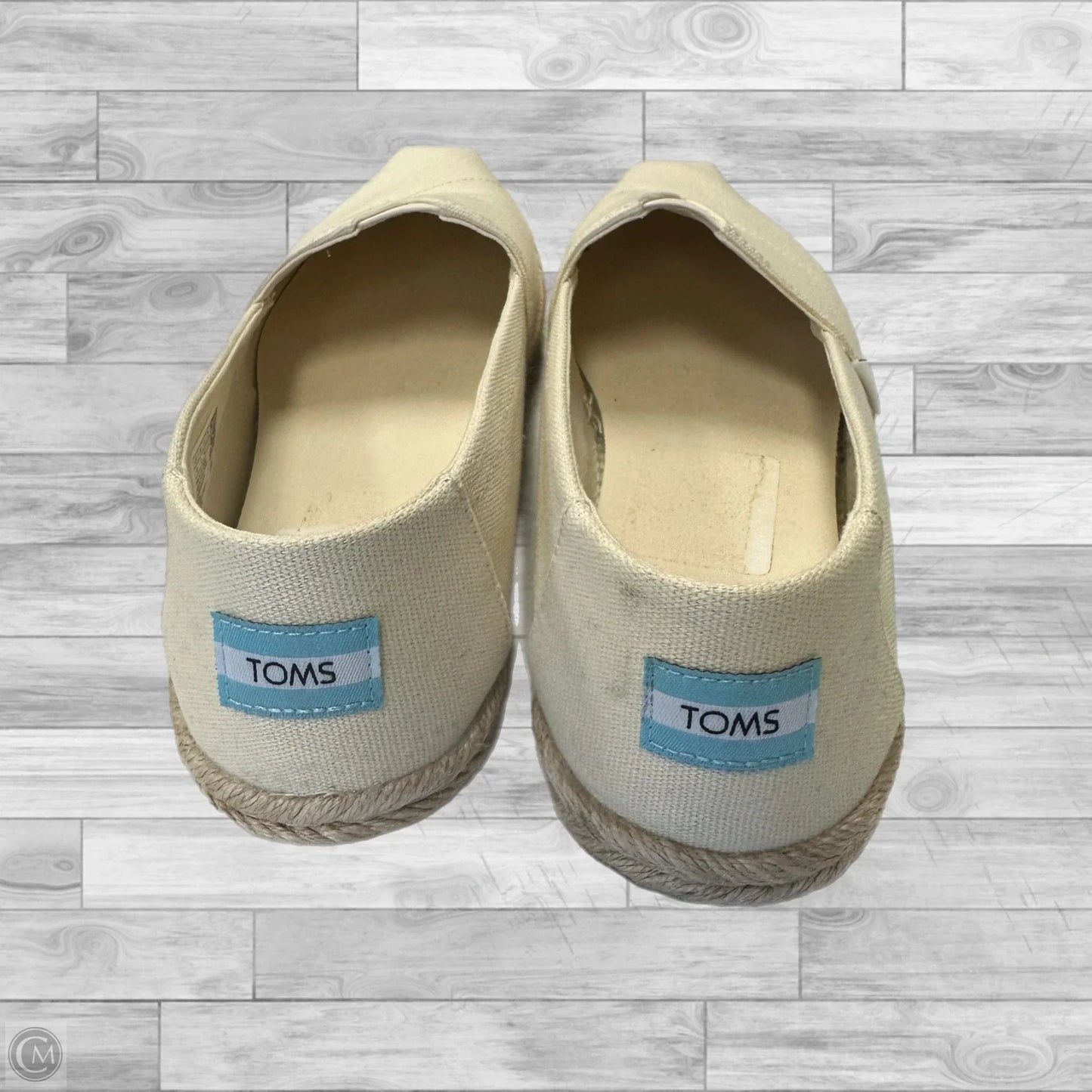 Shoes Flats By Toms In Cream, Size: 10