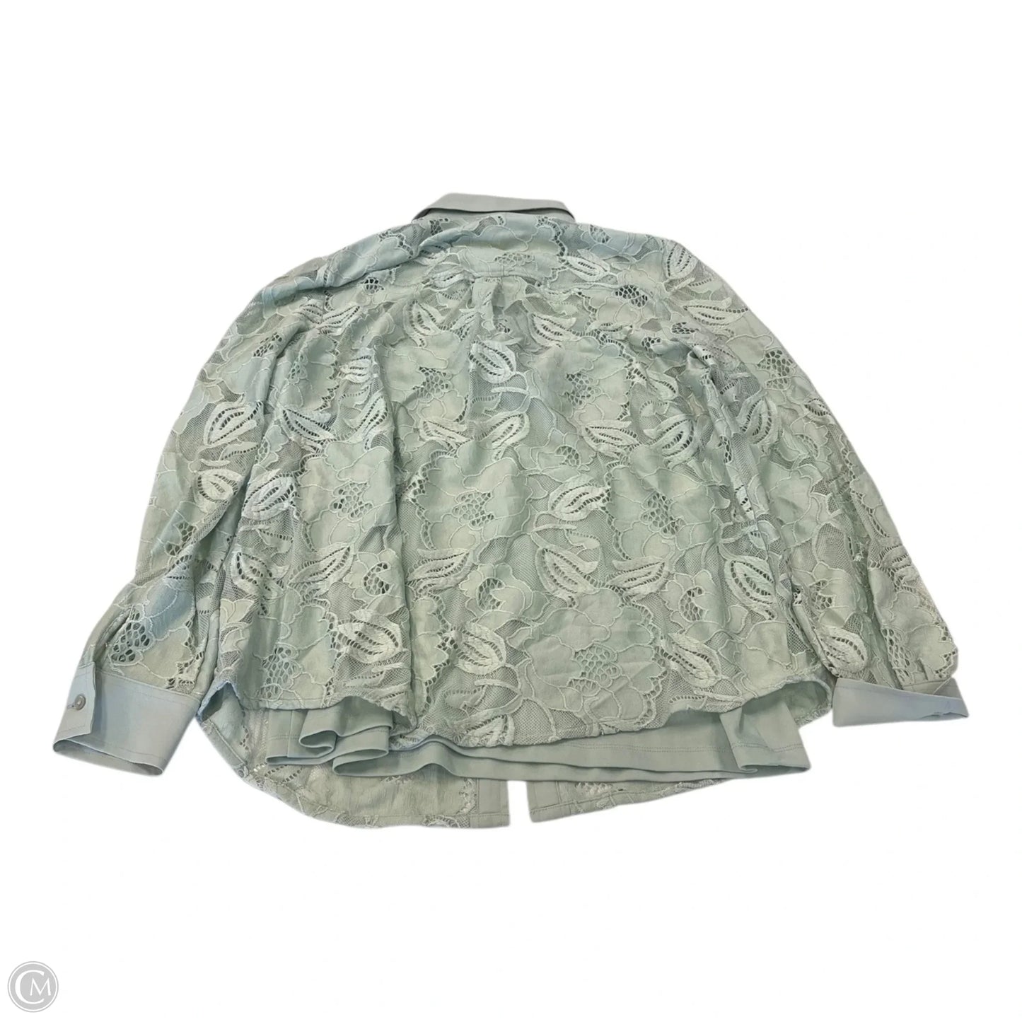 Top 2pc Long Sleeve By Anne Klein In Green, Size: L