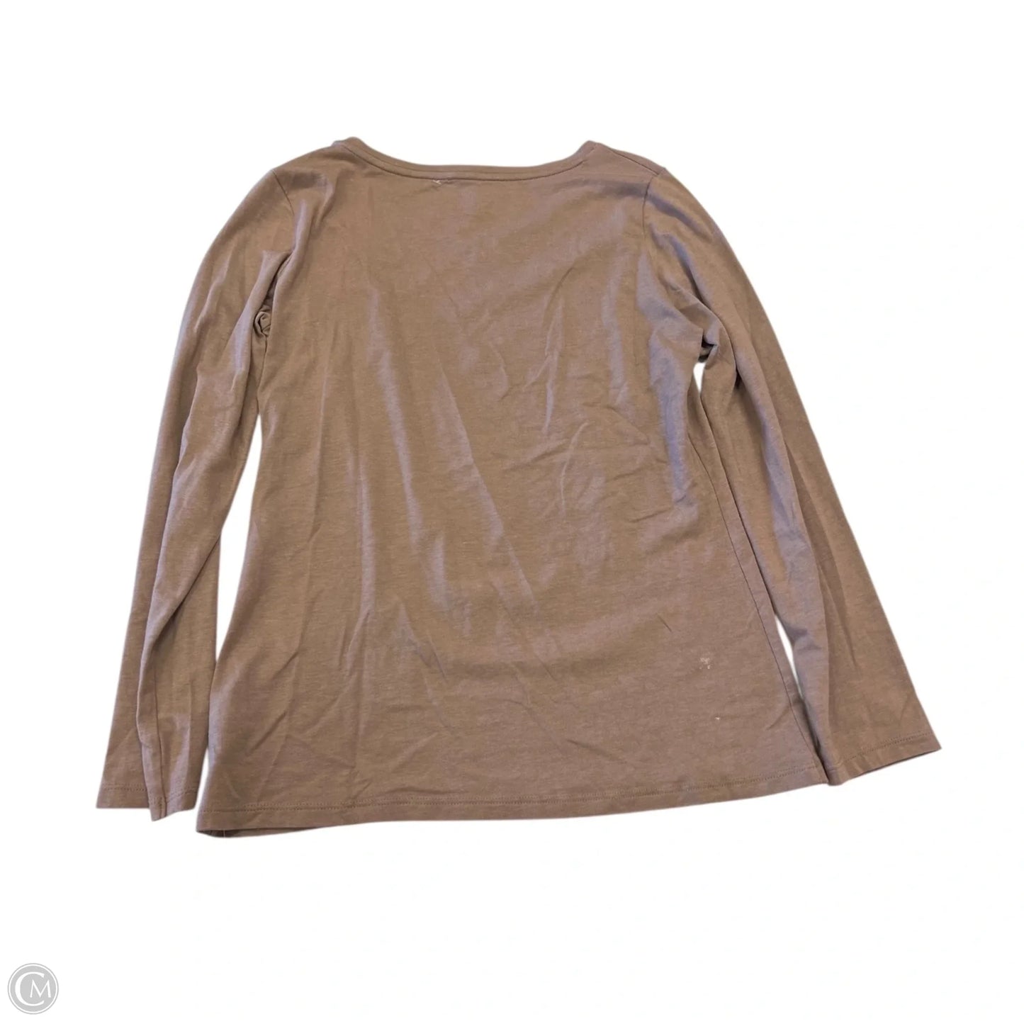 Top Long Sleeve By Tahari In Brown, Size: M