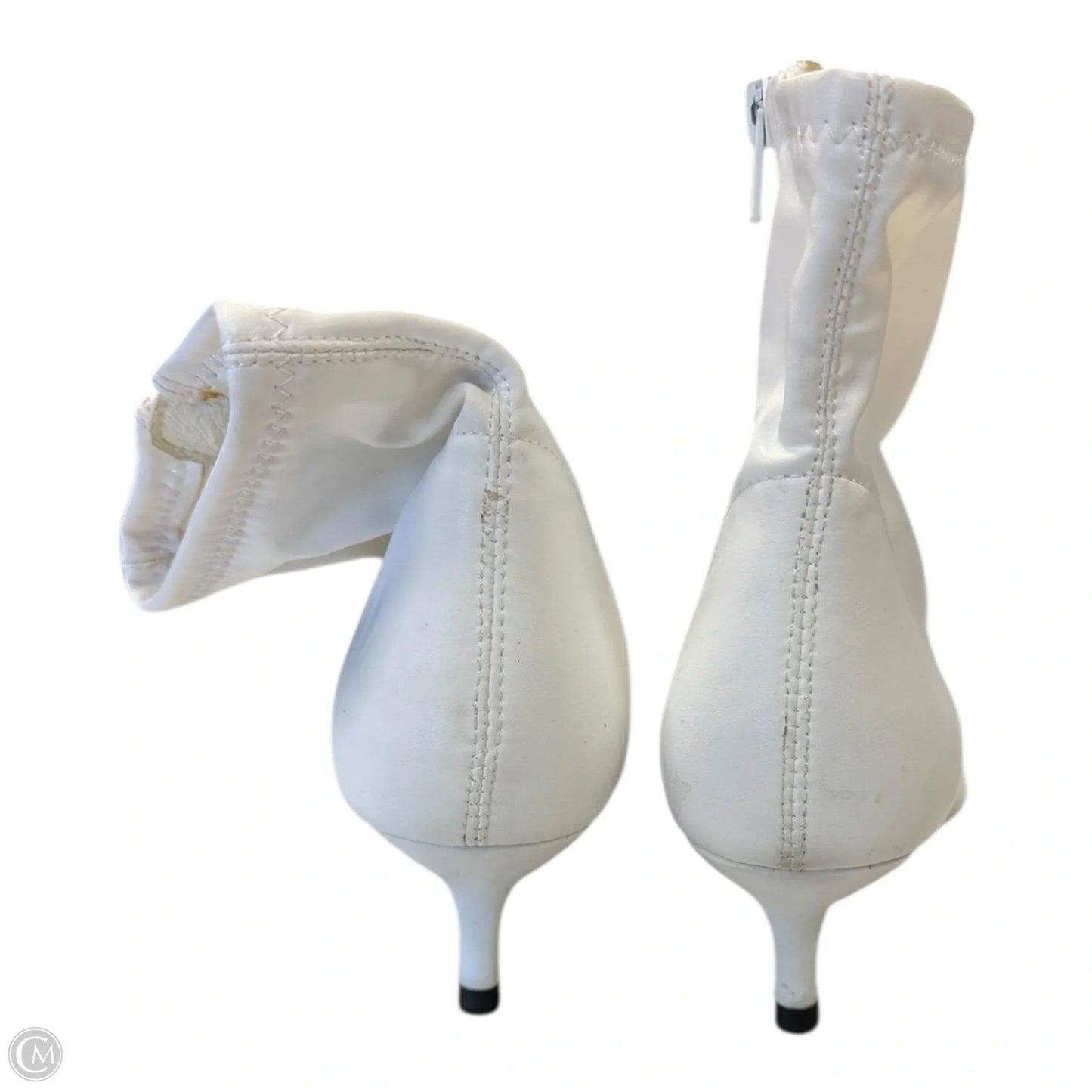 Boots Ankle Heels By Free People In White, Size: 7.5