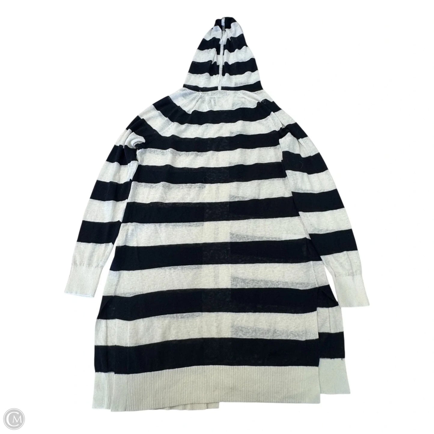 Cardigan By Loft In Striped Pattern, Size: S