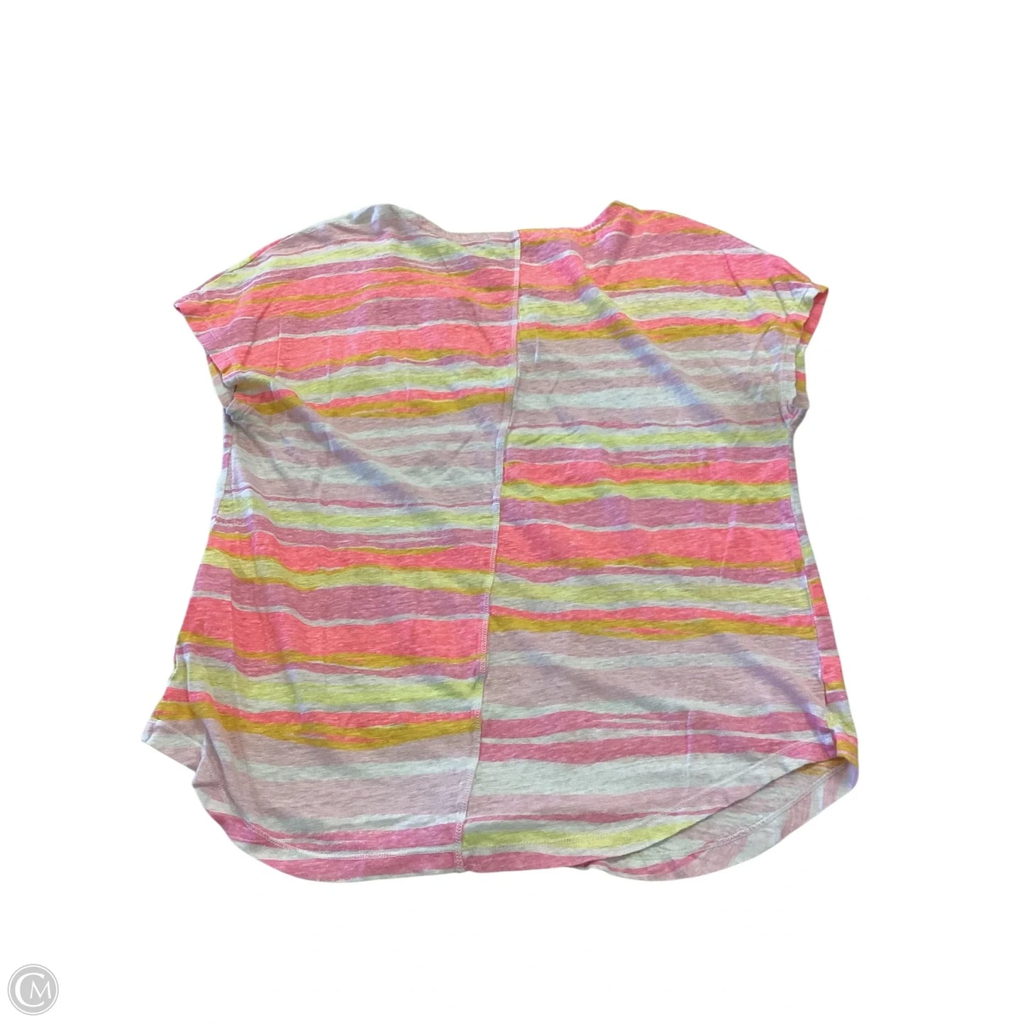 Top Short Sleeve Designer By Lilly Pulitzer In Orange & Pink, Size: M