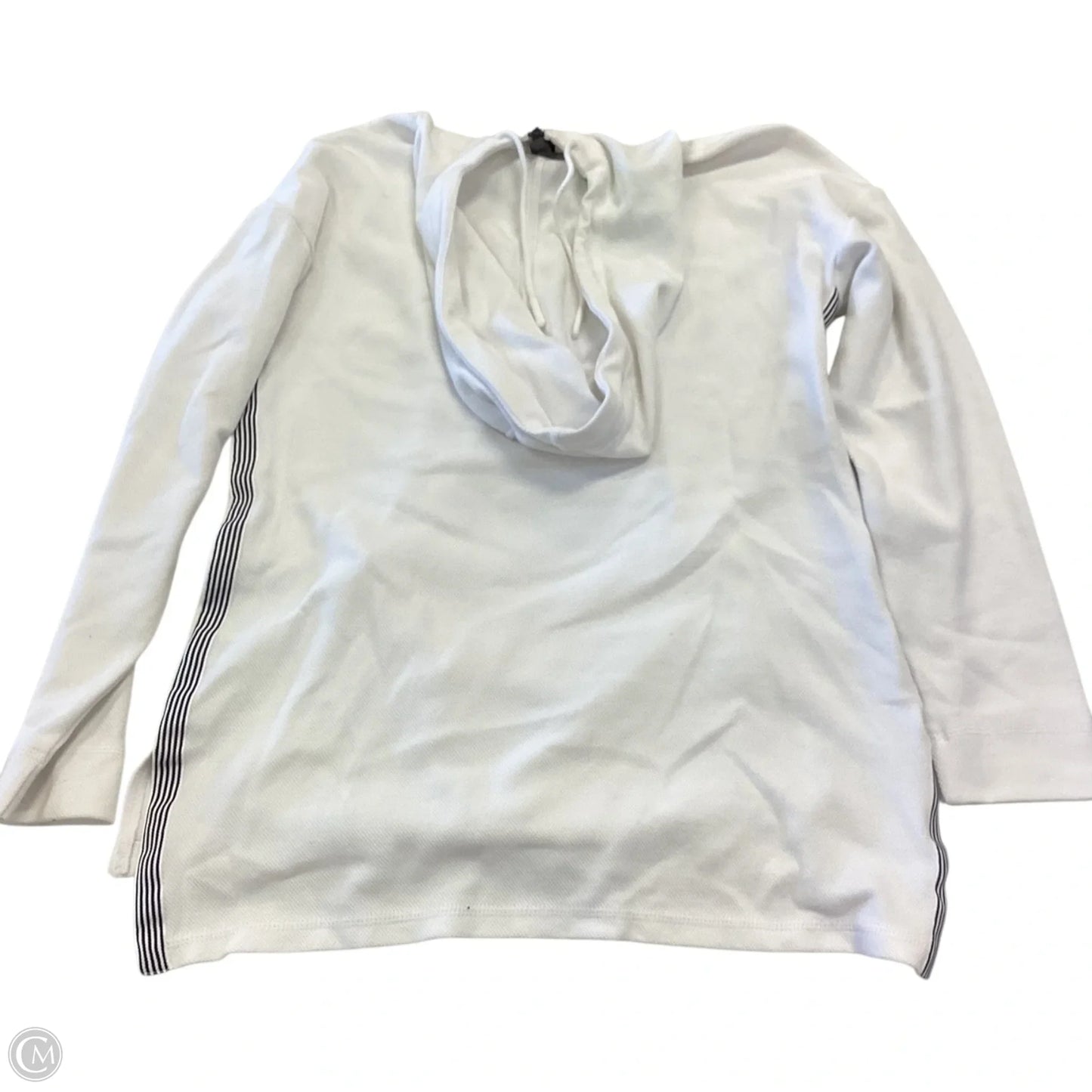 Sweatshirt Hoodie By Talbots In White, Size: Xs