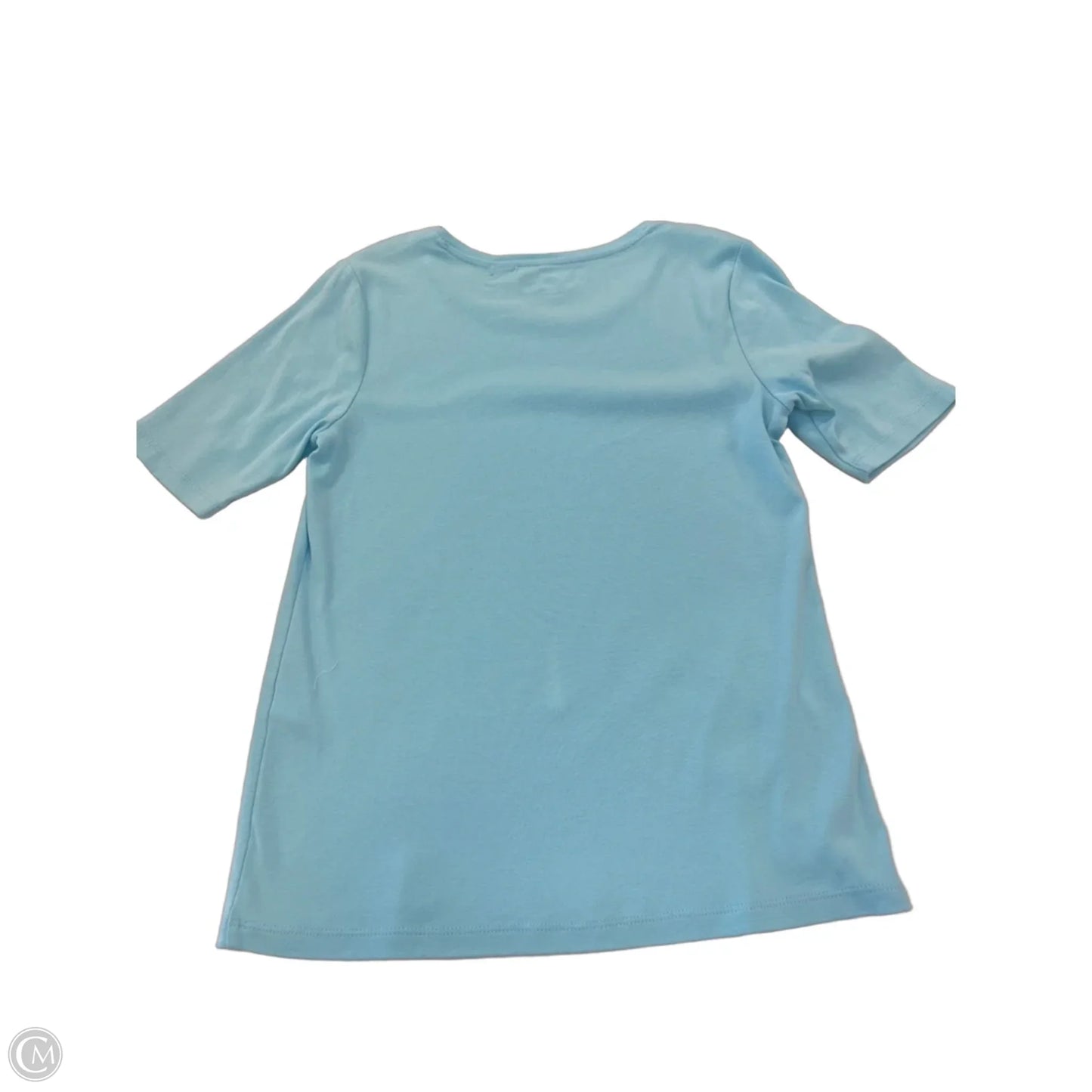 Top Short Sleeve Basic By Chicos In Blue, Size: S