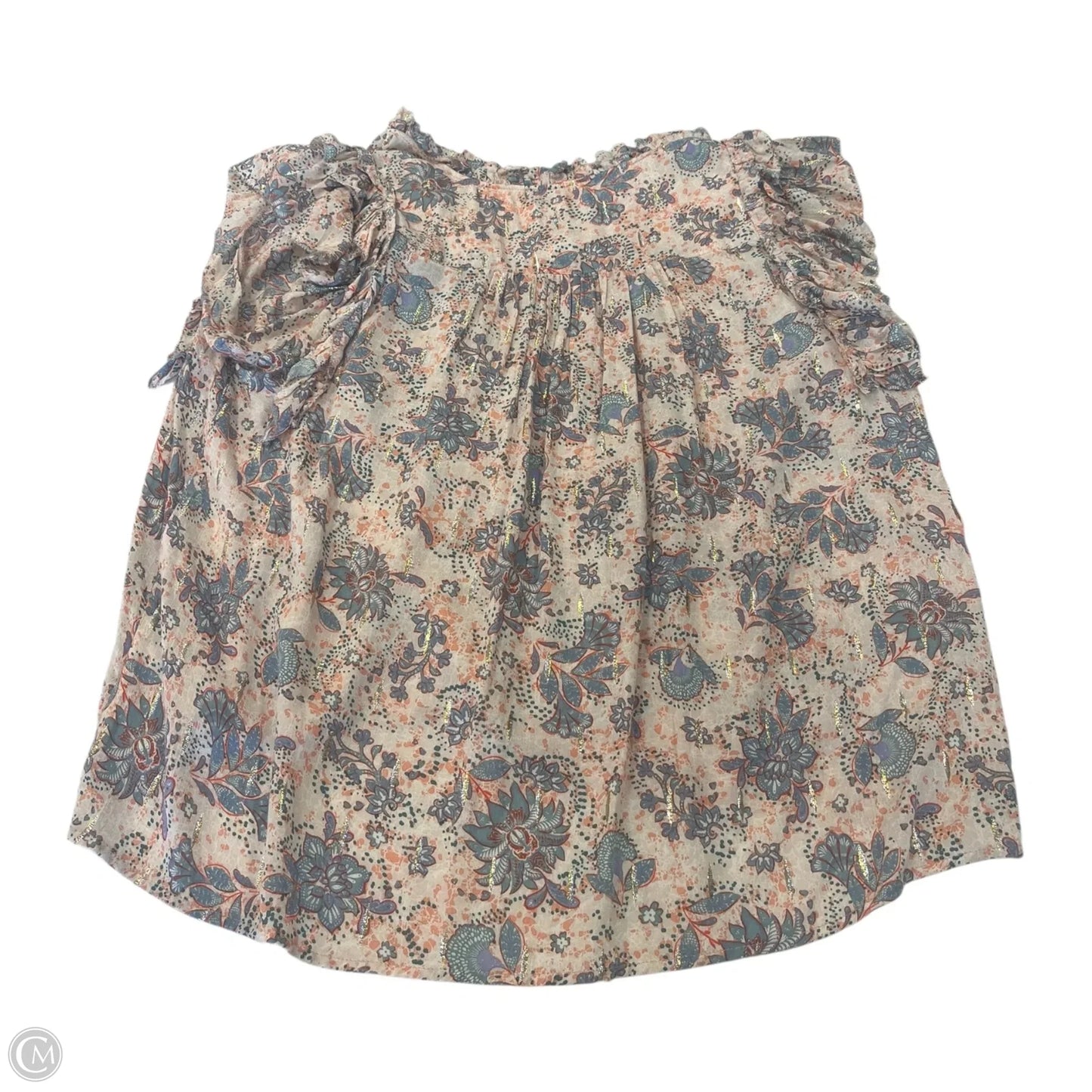 Top Sleeveless By Clothes Mentor In Floral Print, Size: S