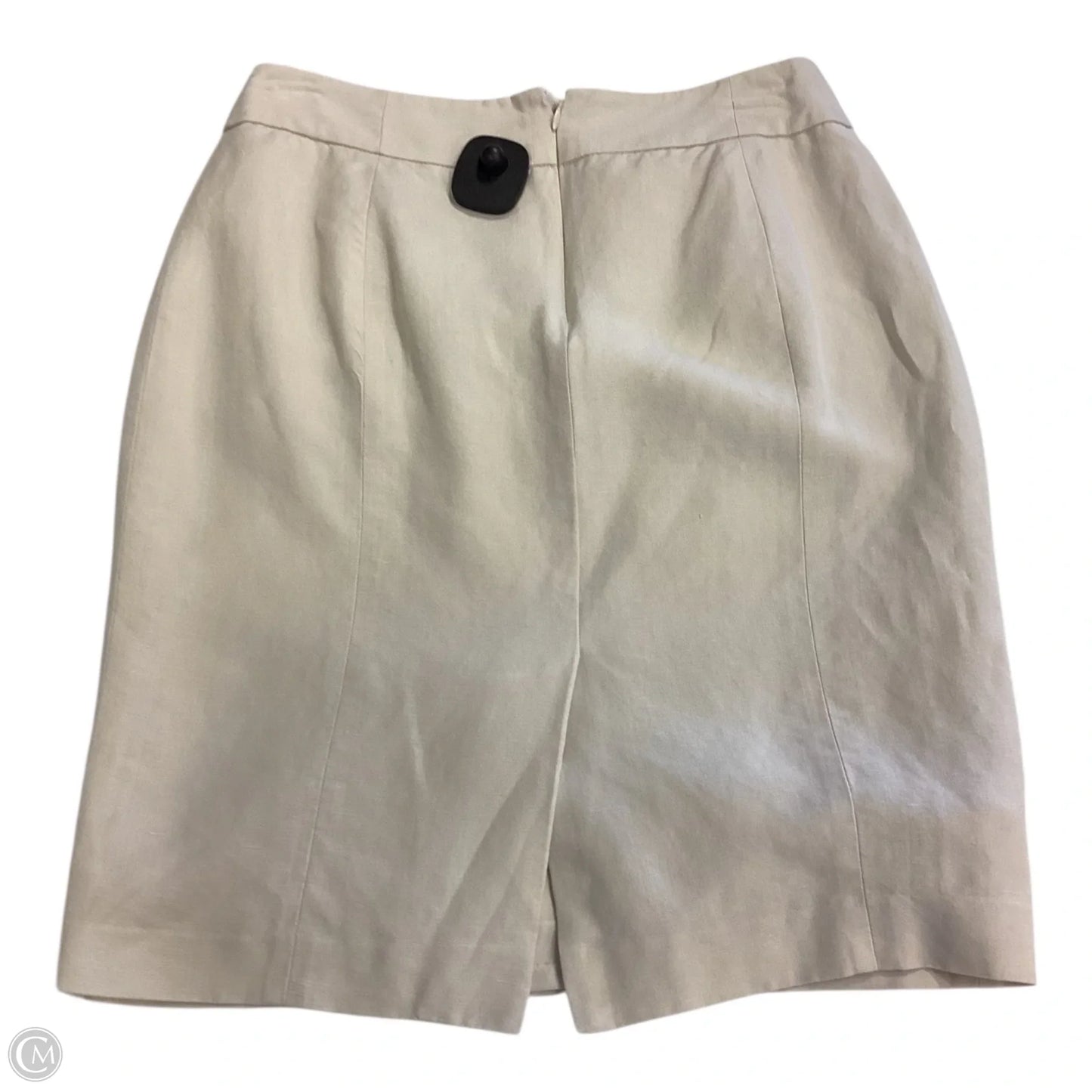 Skirt Midi By Calvin Klein In Beige, Size: 4