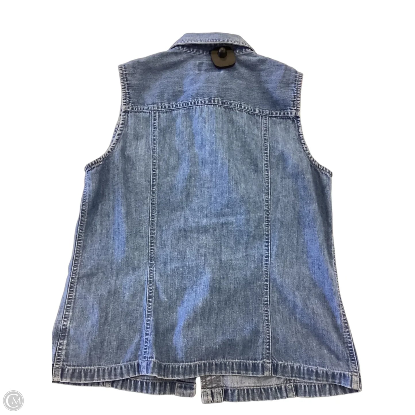 Top Sleeveless By Ann Taylor In Blue, Size: M