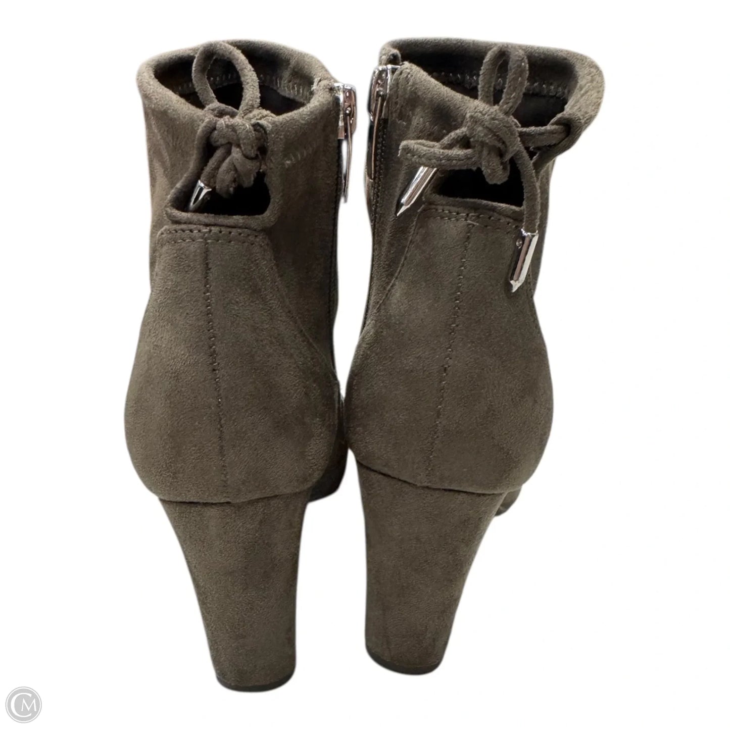 Boots Ankle Heels By Marc Fisher In Brown, Size: 7.5