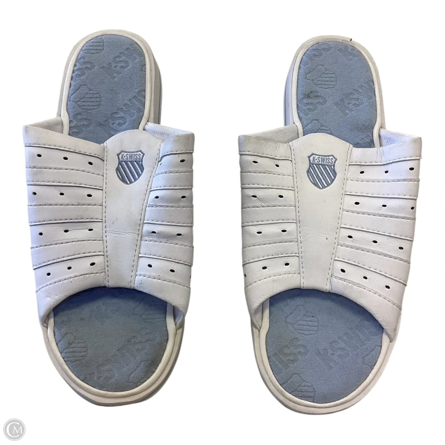 Sandals Flats By K Swiss In Black & White, Size: 8