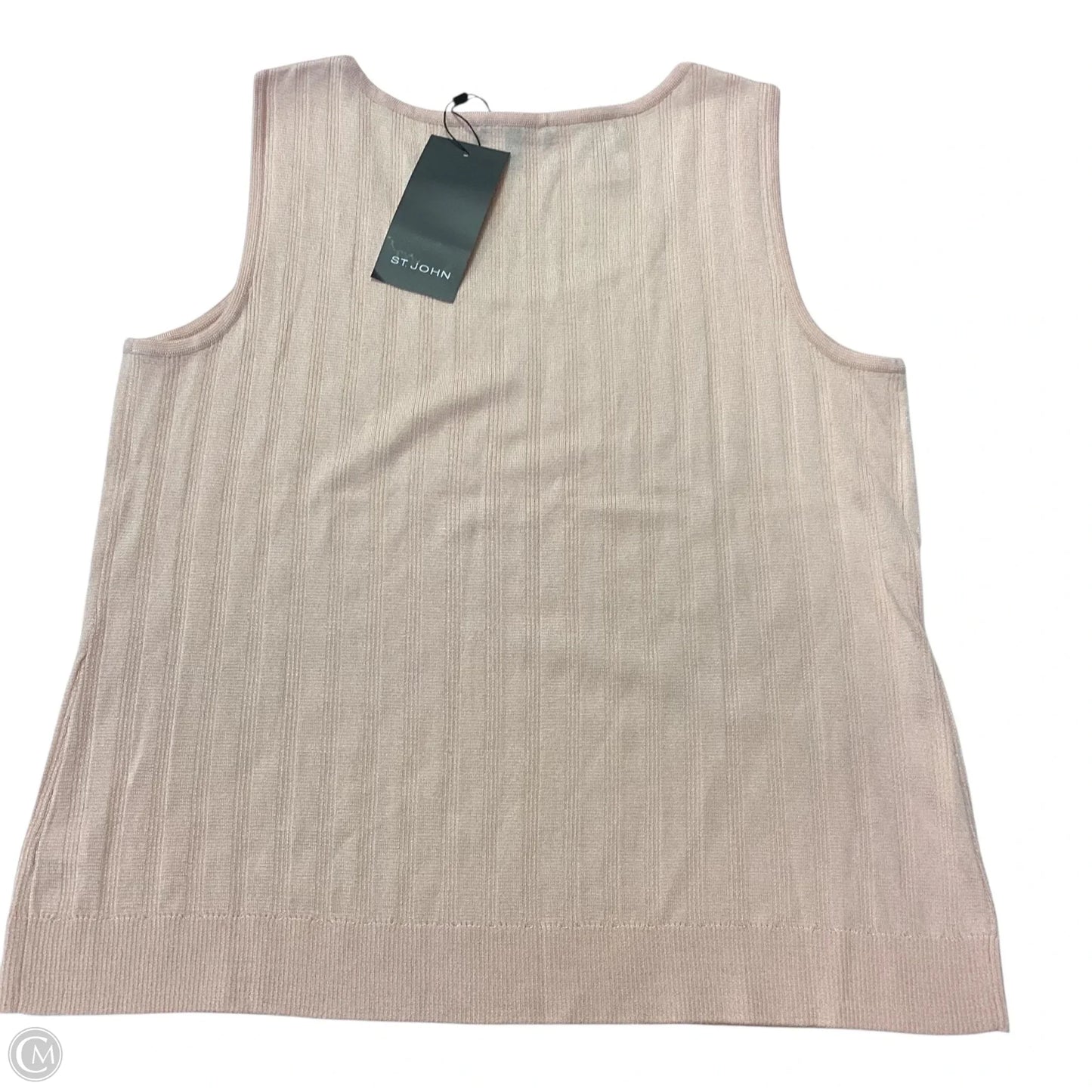 Top Sleeveless Luxury Designer By St John Collection In Pink, Size: Xl