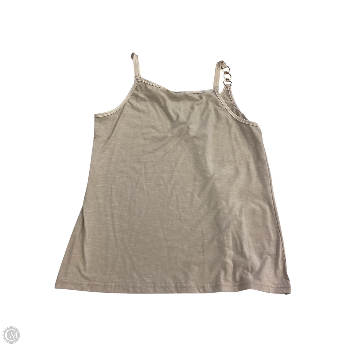 Tank Top By Sheilay In Gold & Tan, Size: M
