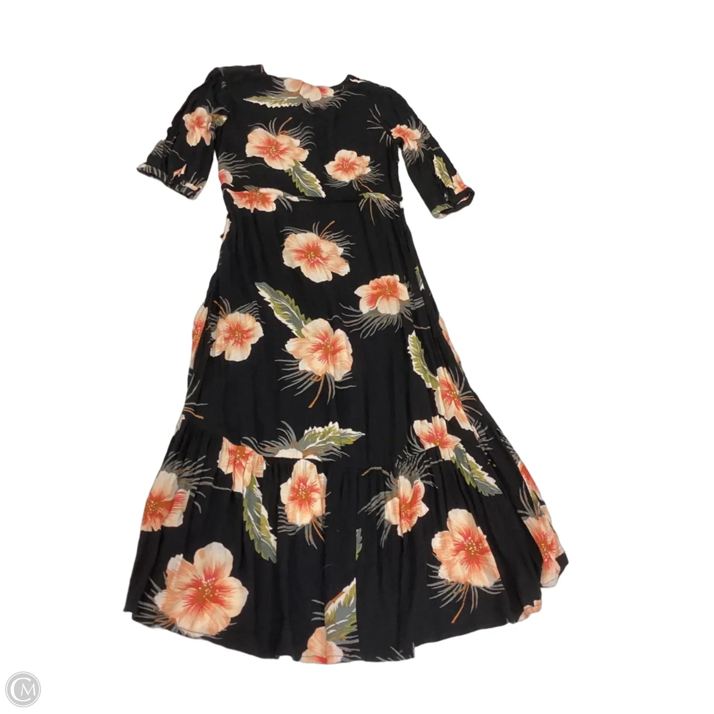 Dress Casual Maxi By Volcom In Floral Print, Size: S