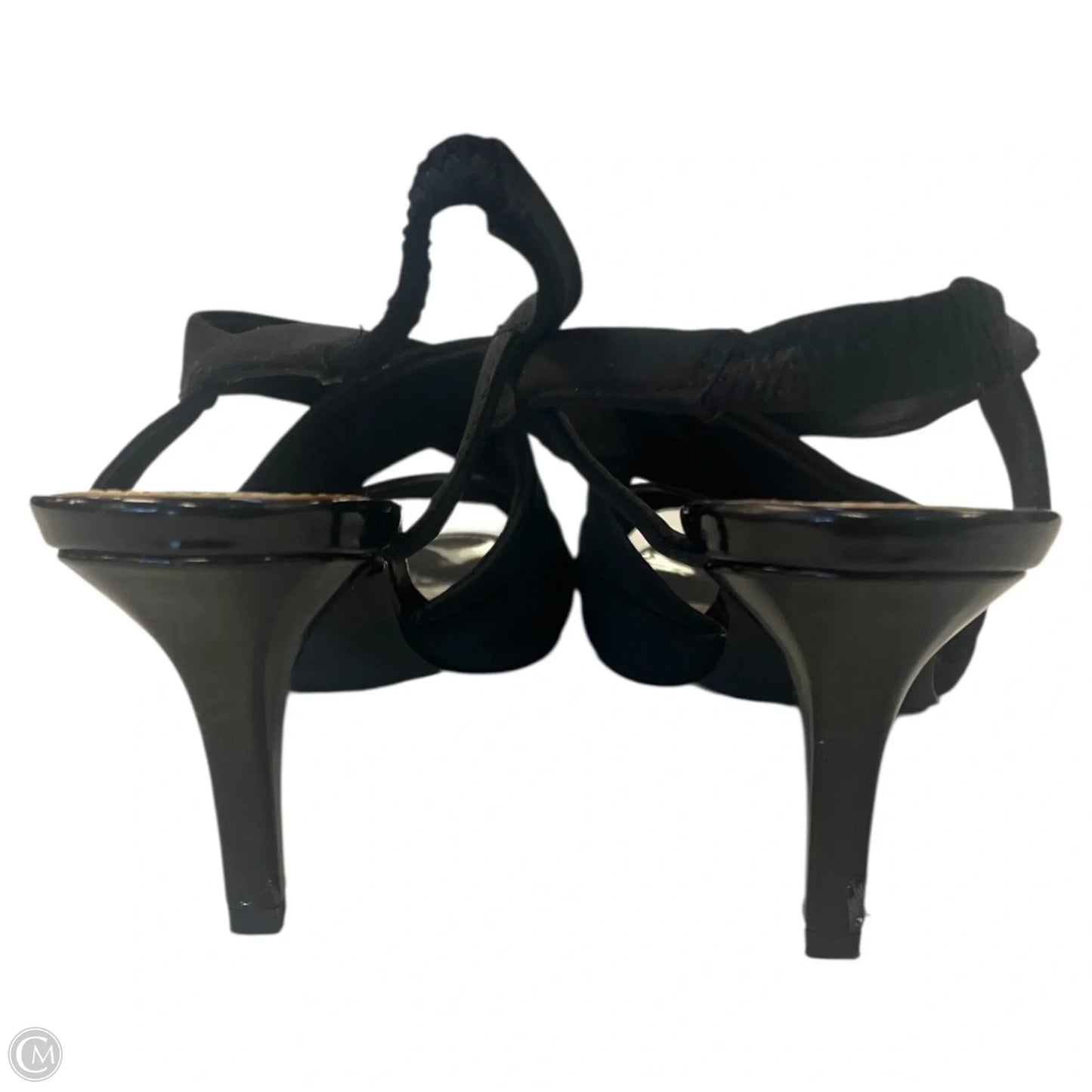 Sandals Heels Stiletto By Bandolino In Black, Size: 7