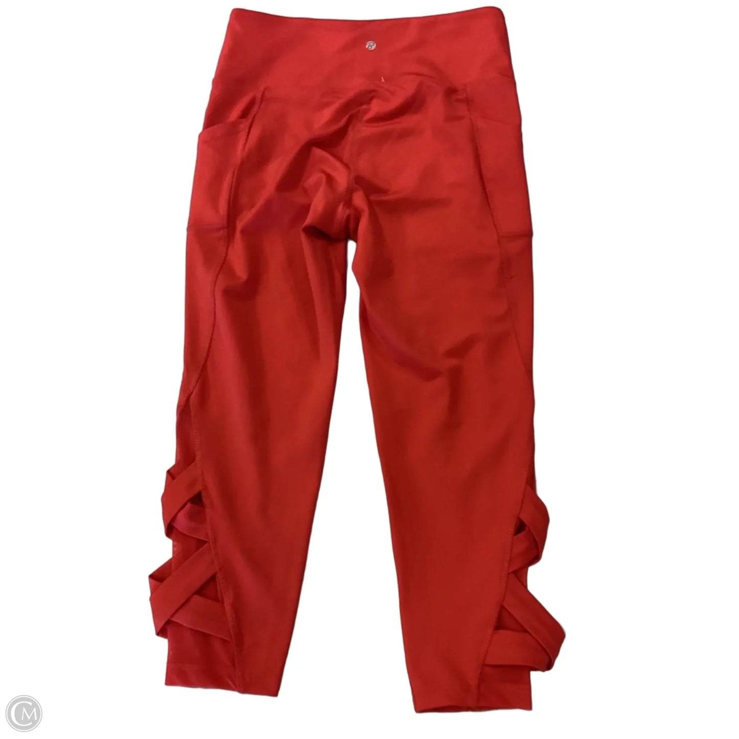 Athletic Capris By Bally In Red, Size: L
