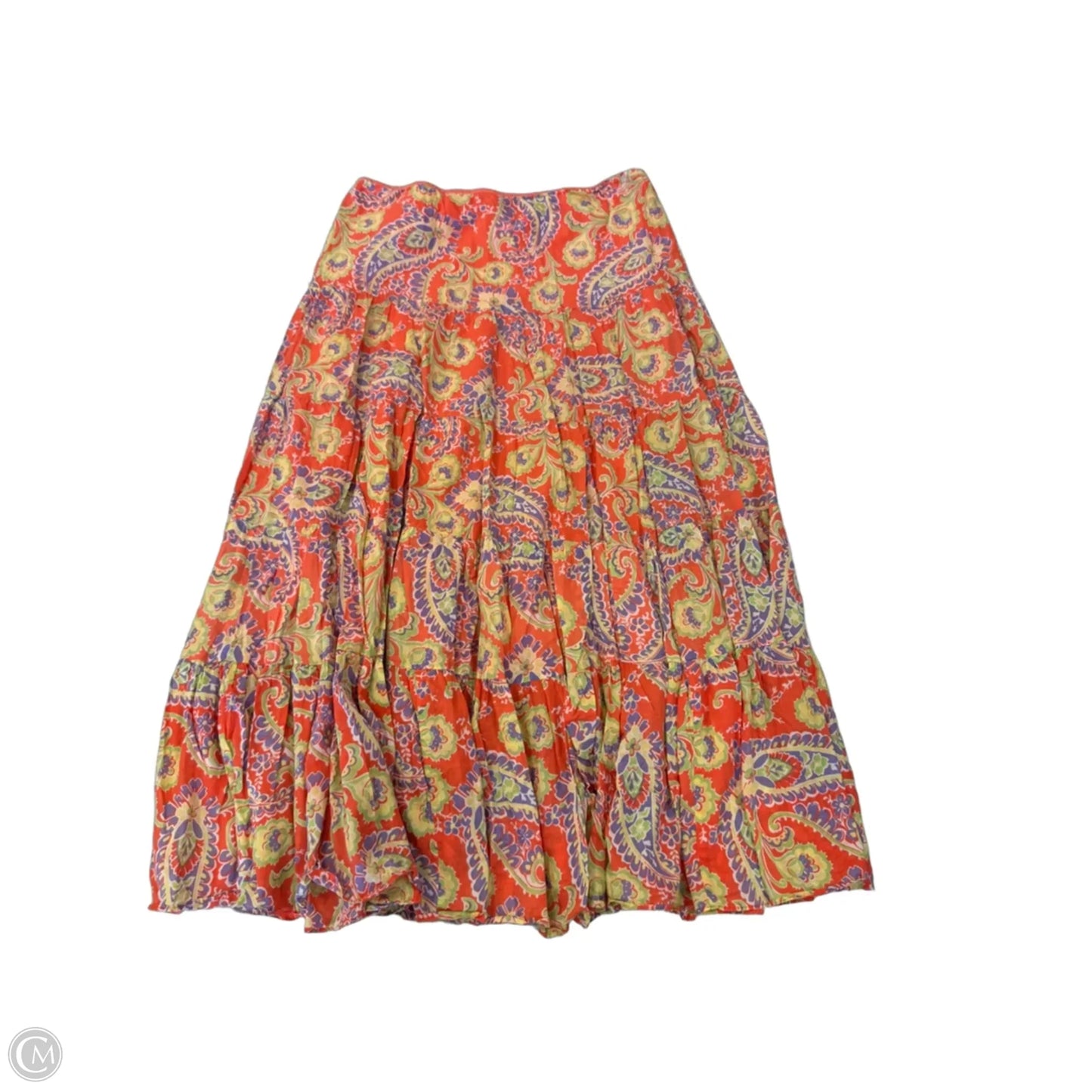 Skirt Maxi By Lauren By Ralph Lauren In Floral Print, Size: M