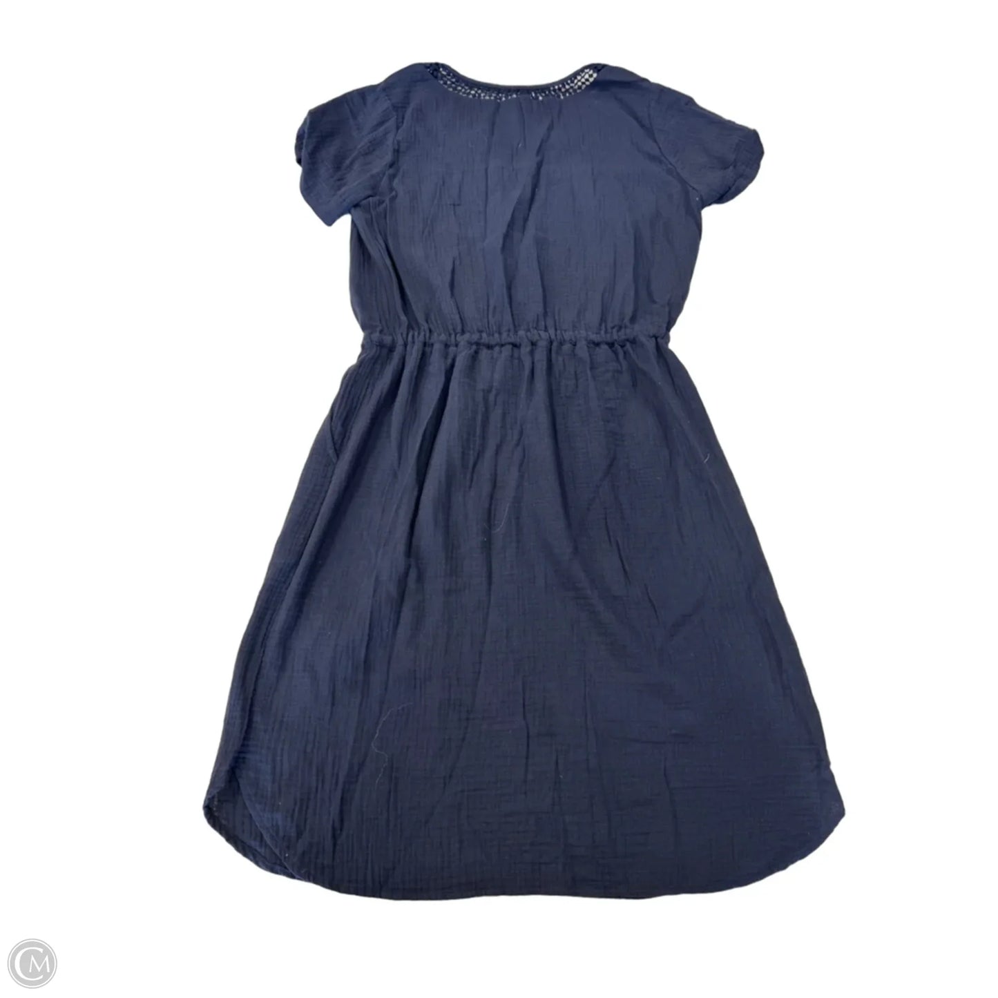 Dress Casual Midi By Talbots In Navy, Size: M