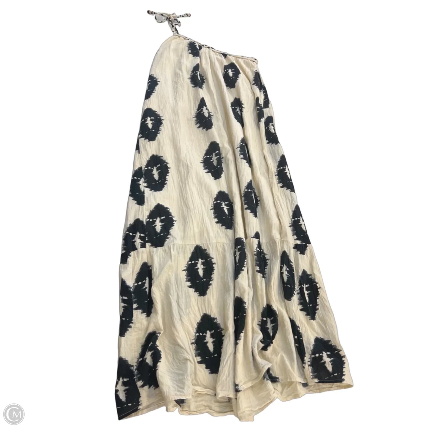Dress Maxi By Zara In Black & Cream, Size: M