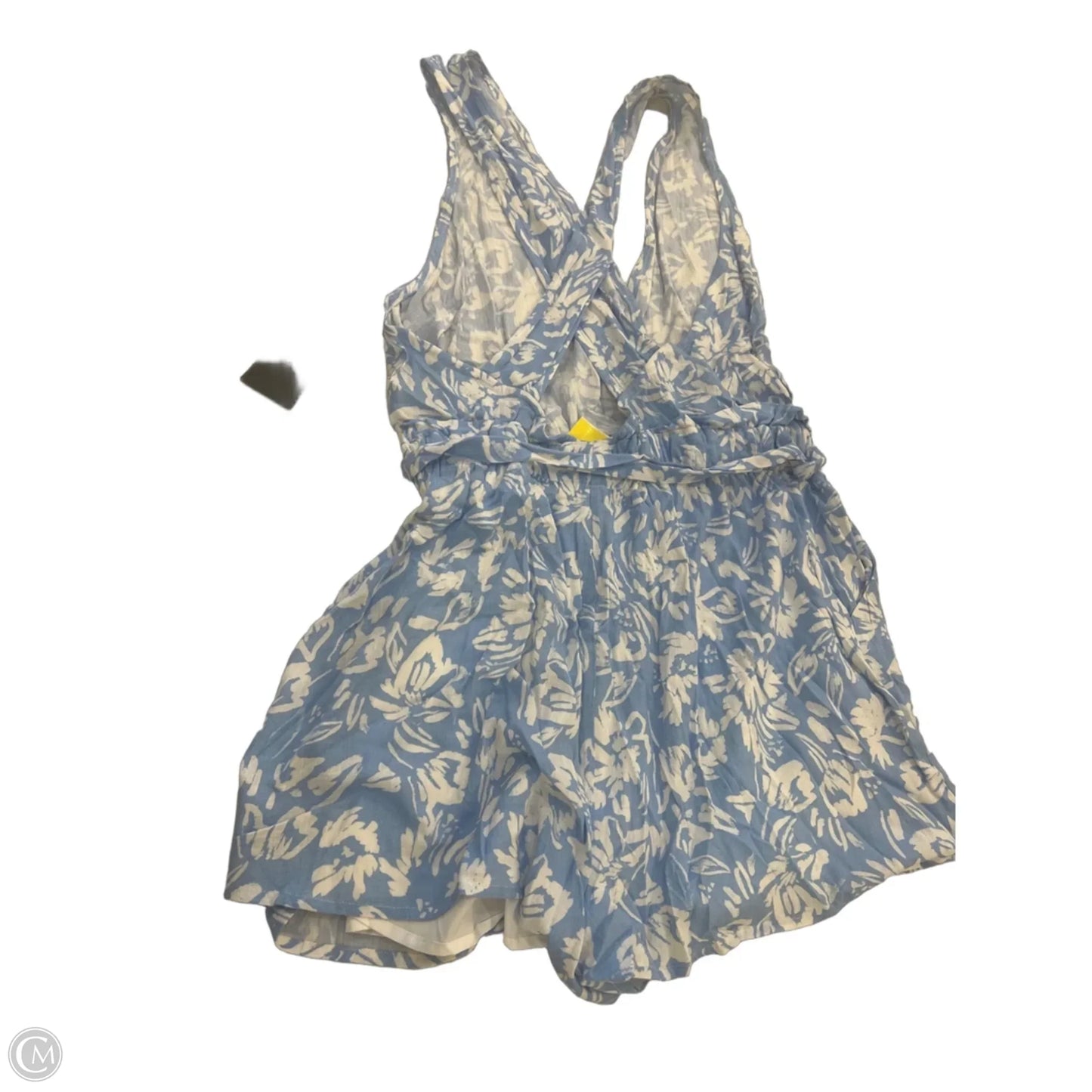 Romper By Sugar Lips In Blue & White, Size: S