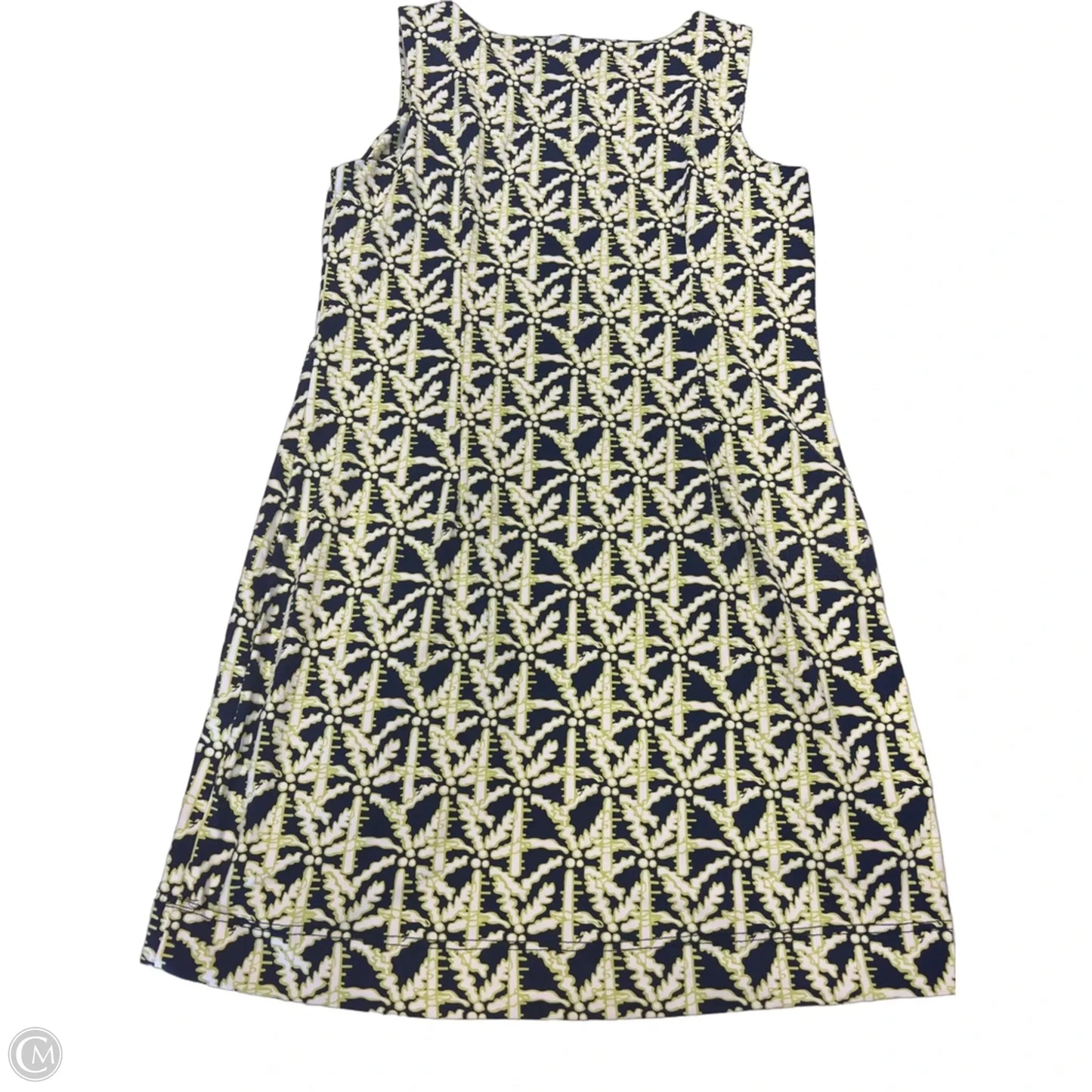 Dress Casual Short By Lulu B In Blue & Green, Size: M
